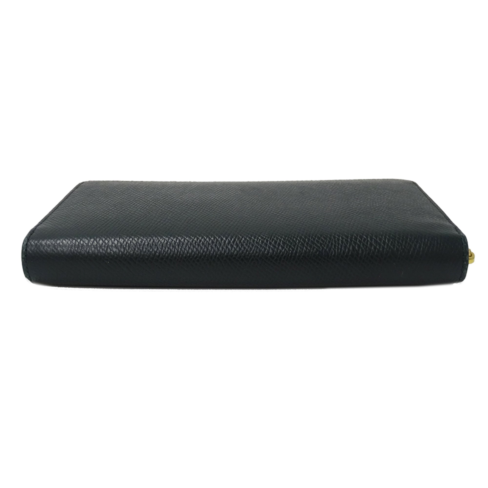 Celine Green Moss Green Leather Long Wallet (Bi-Fold) (Pre-Owned)