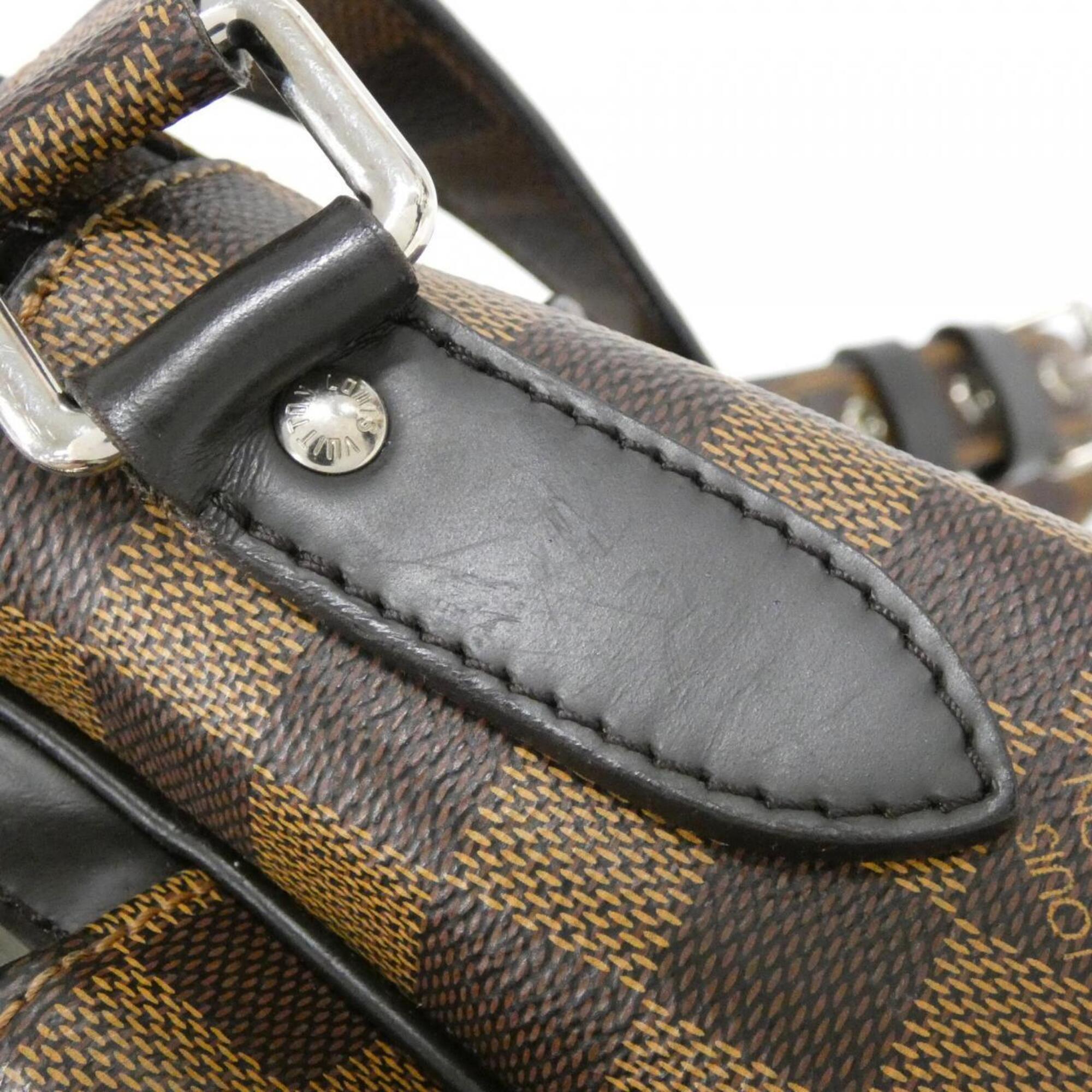 Louis Vuitton Ebene Coated Canvas Shoulder Bag (Pre-Owned)