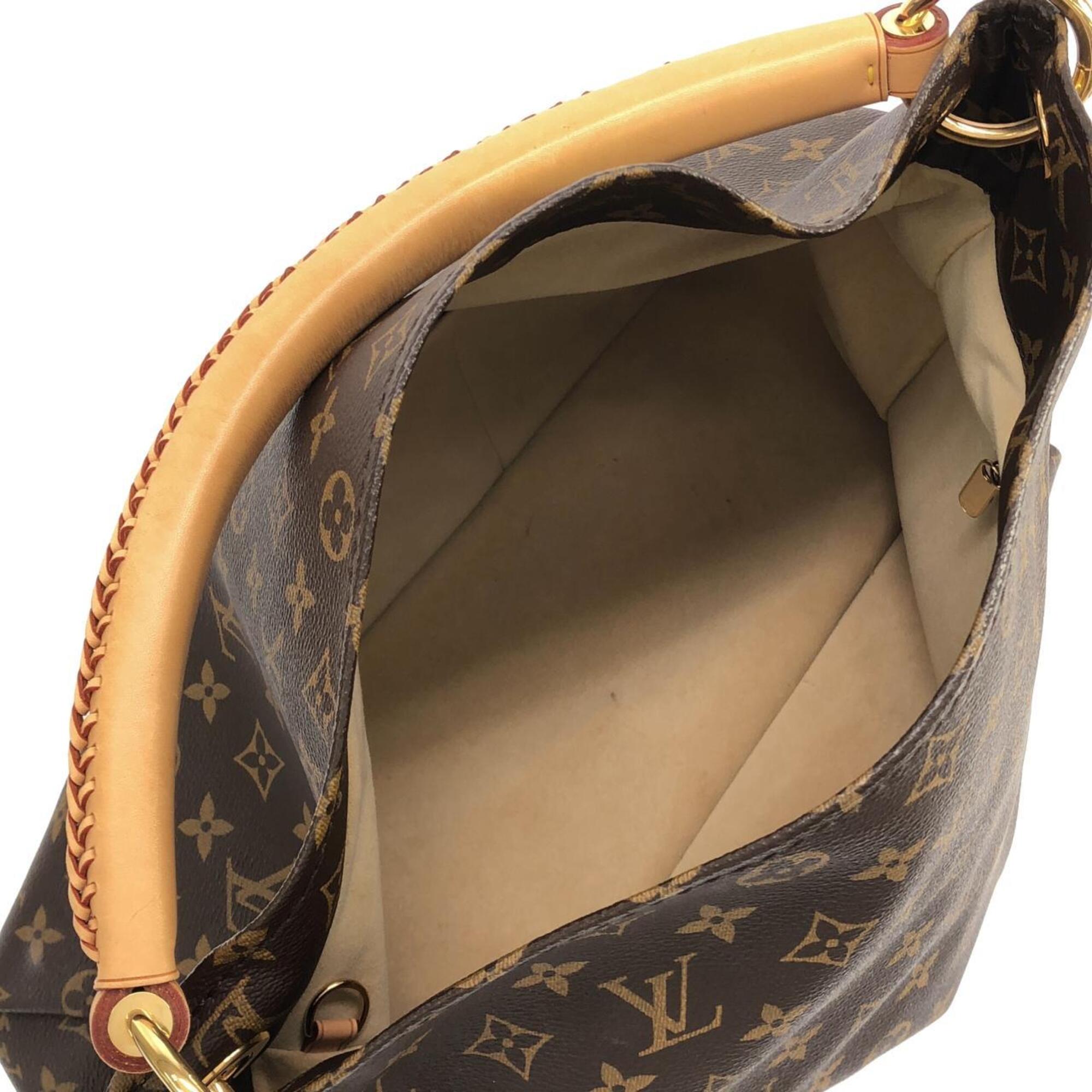 Louis Vuitton Brown Coated Canvas Shoulder Bag (Pre-Owned)