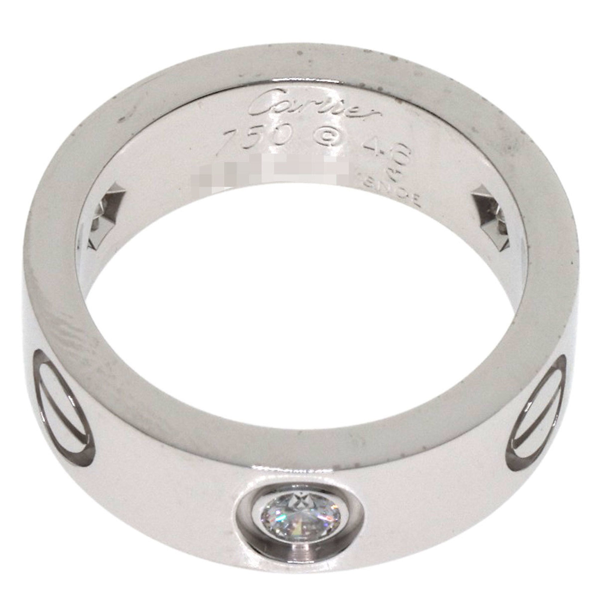 Cartier Love White Gold (18K) Band Ring (Pre-Owned)
