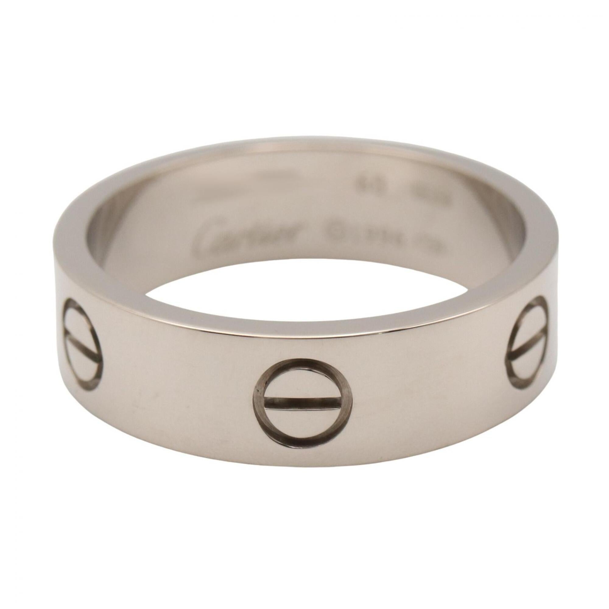 Cartier Silver White Gold (18K) Band Ring (Pre-Owned)