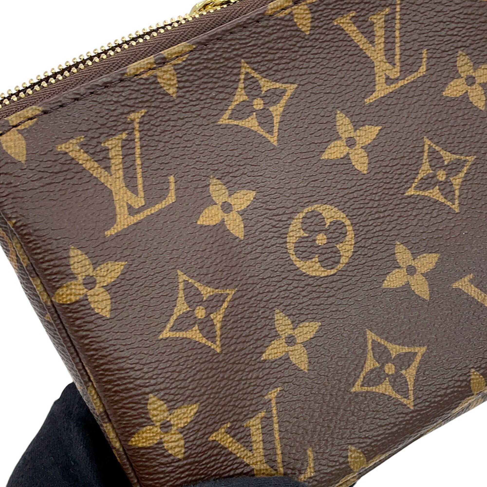 Louis Vuitton Brown Monogram Monogram Handbag Pochette Pouch (Pre-Owned)