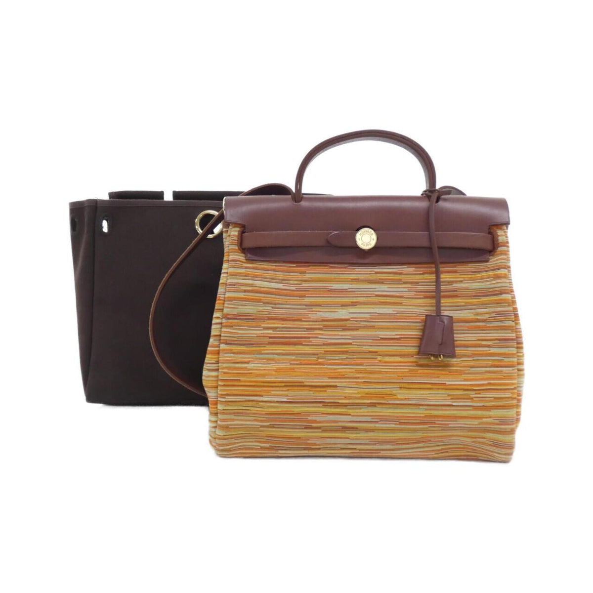 Hermes Brown Havane Leather Handbag (Pre-Owned)