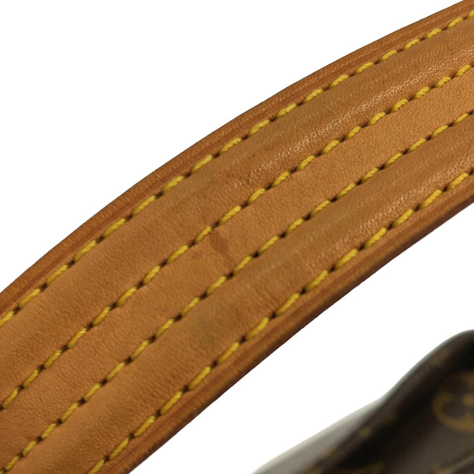 Louis Vuitton Marron Coated Canvas Shoulder Bag (Pre-Owned)