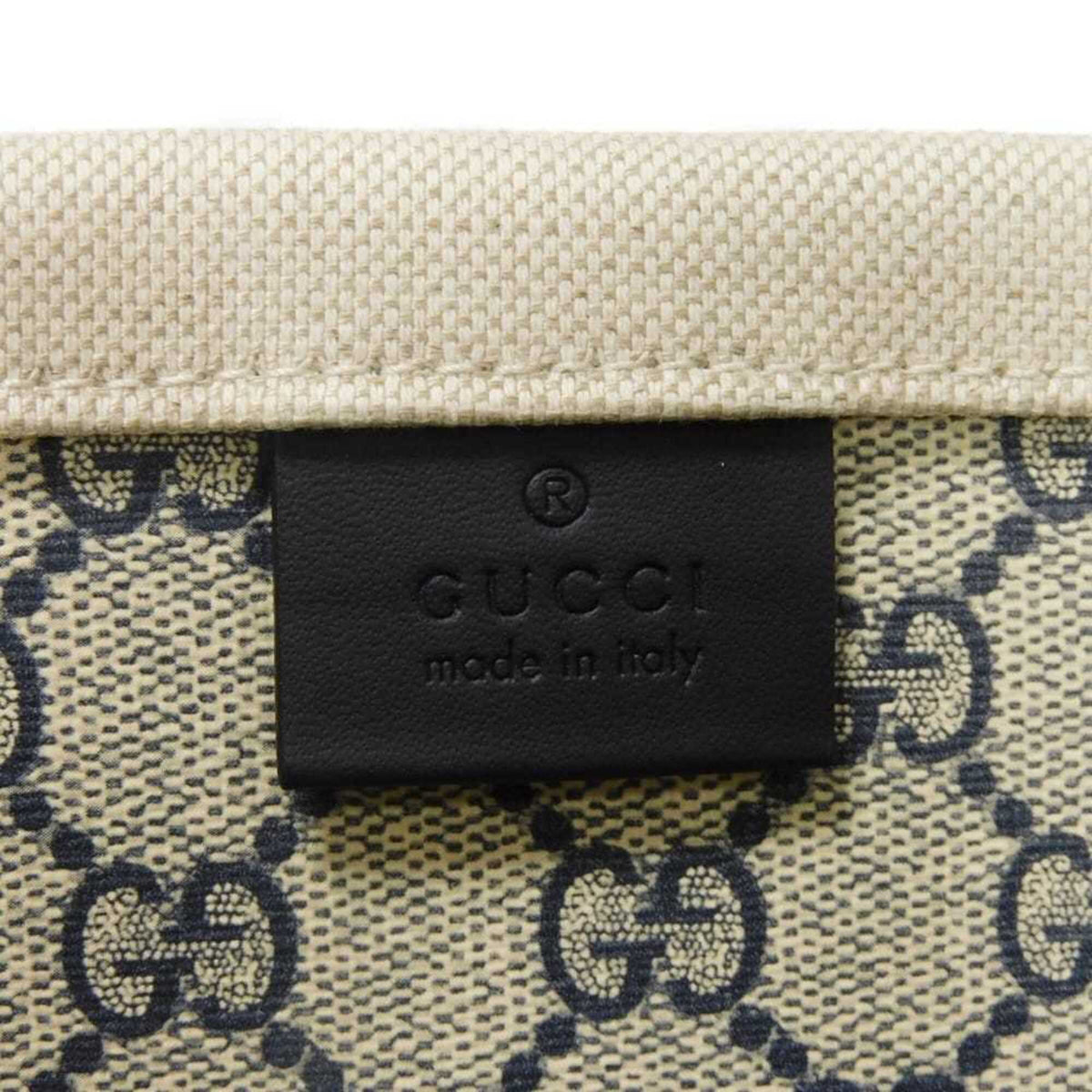 Gucci White Cotton Tote Bag (Pre-Owned)