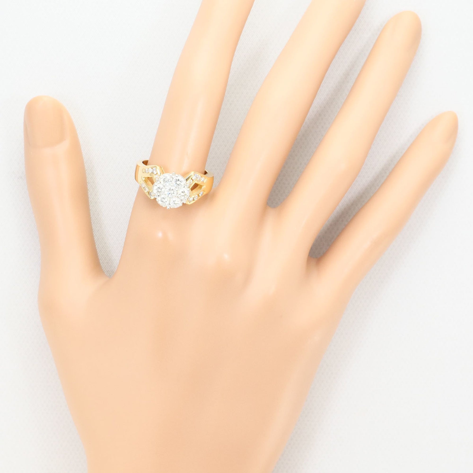 Unbranded White Gold Yellow Gold White Gold (14K) Yellow Gold (14K) Band Ring (Pre-Owned)