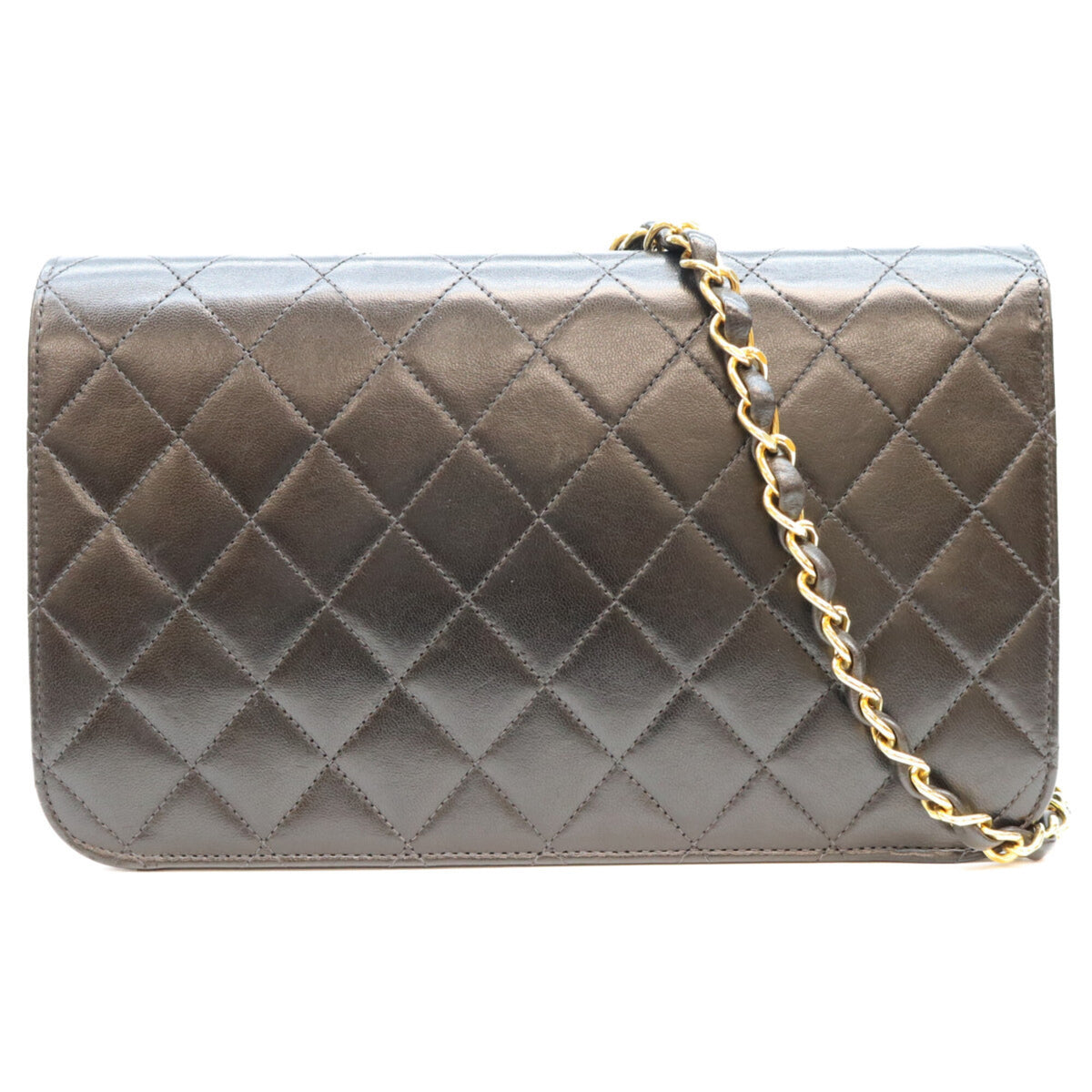 Chanel Black Leather Shoulder Bag (Pre-Owned)