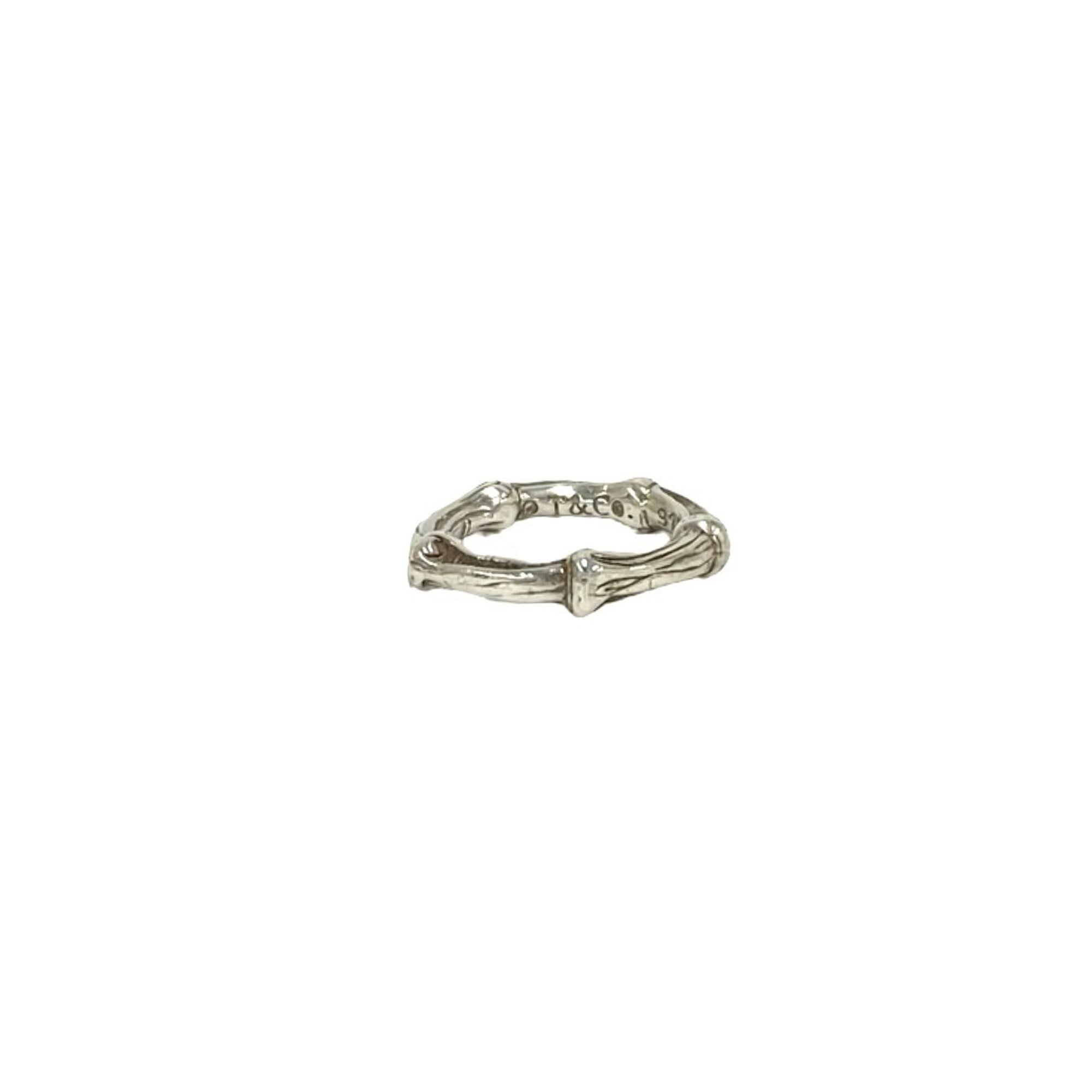 Tiffany Silver Silver 925 Band Ring (Pre-Owned)