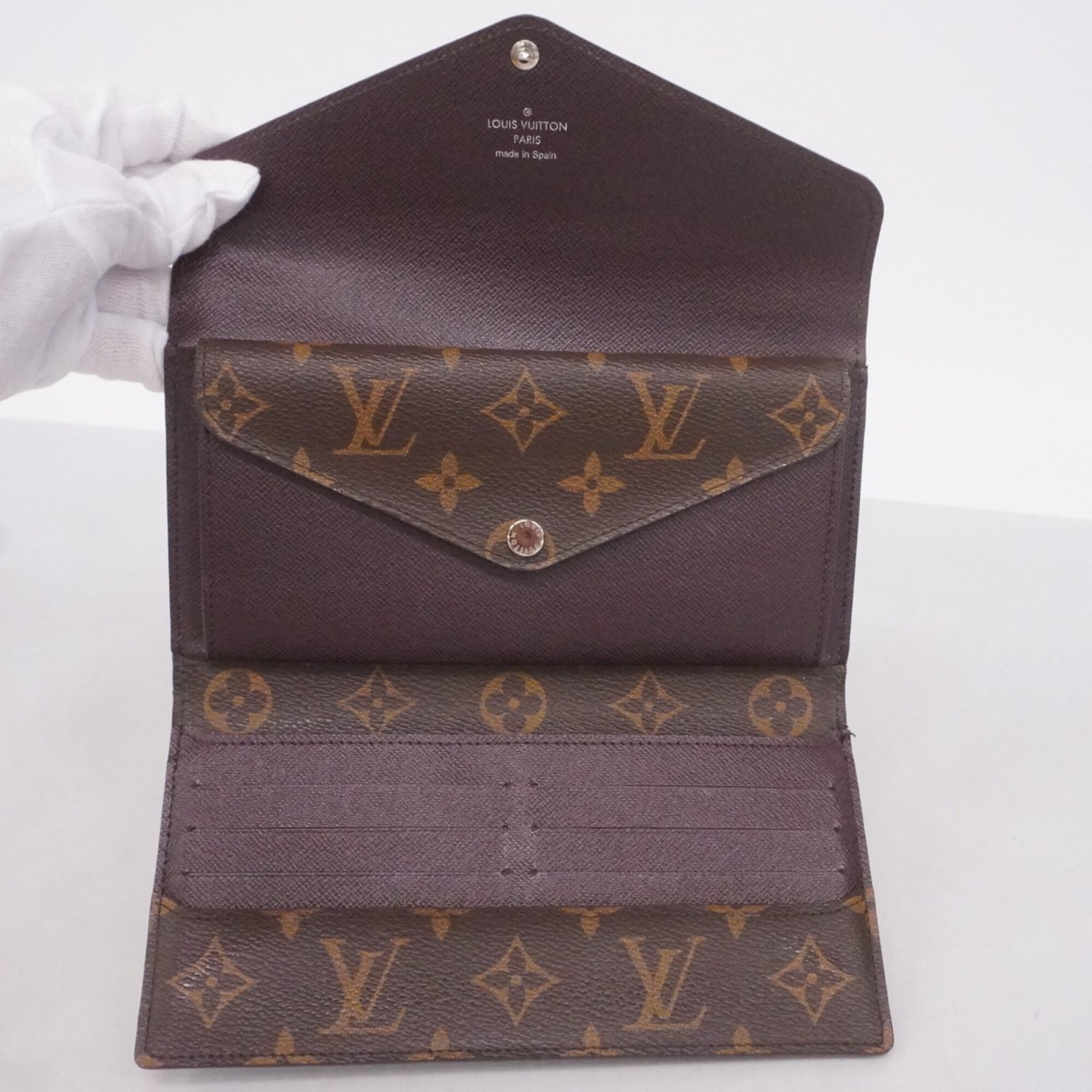 Louis Vuitton Quetsche Long Wallet (Tri-Fold) (Pre-Owned)