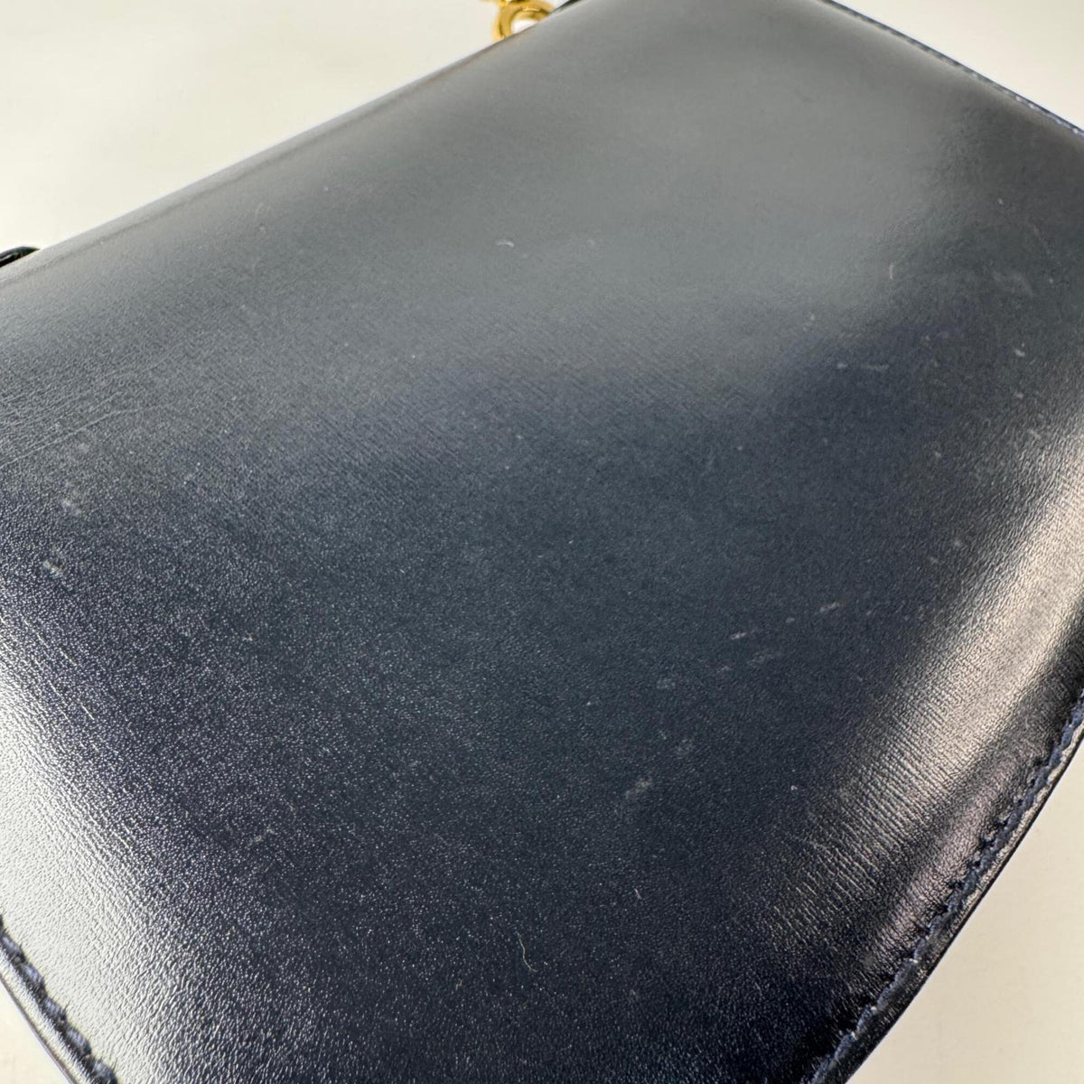 Gucci Black Leather Handbag Shoulder Bag (Pre-Owned)