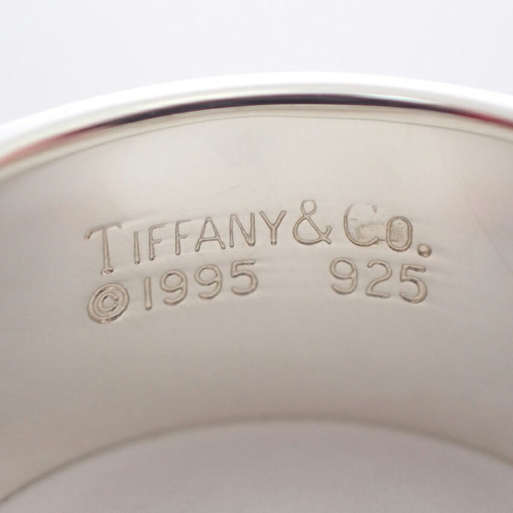 Tiffany Sterling Silver 925 Band Ring (Pre-Owned)