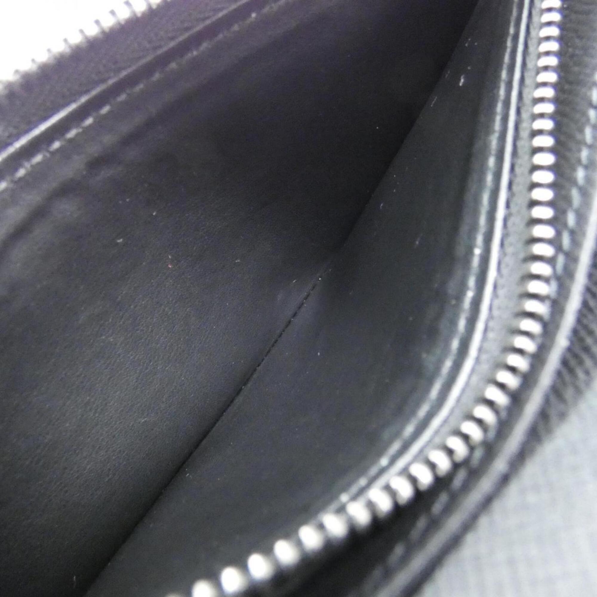 Louis Vuitton Black Coated Canvas Long Wallet (Bi-Fold) (Pre-Owned)