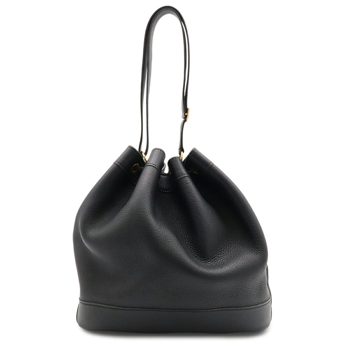 Hermes Black Taurillon Clemence Leather Handbag Shoulder Bag (Pre-Owned)