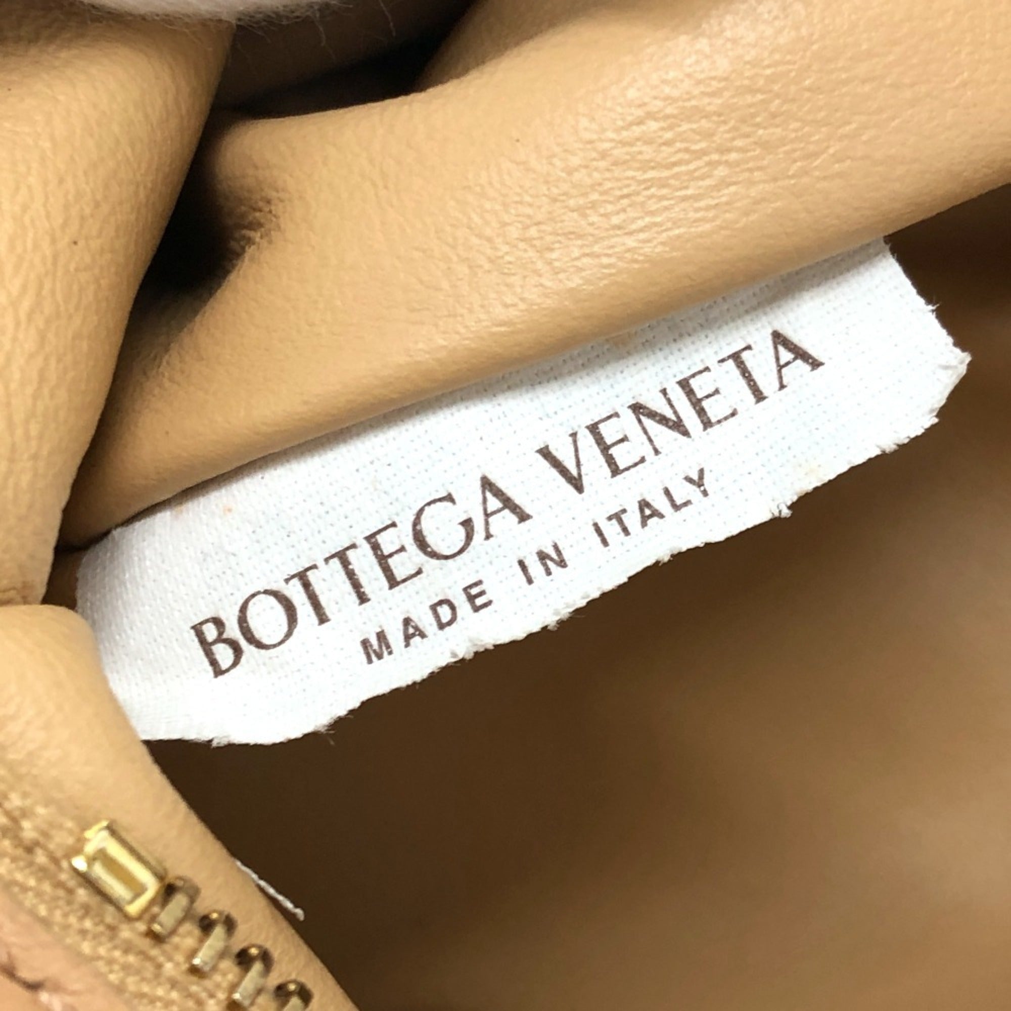 Bottega Veneta Beige Leather Handbag (Pre-Owned)