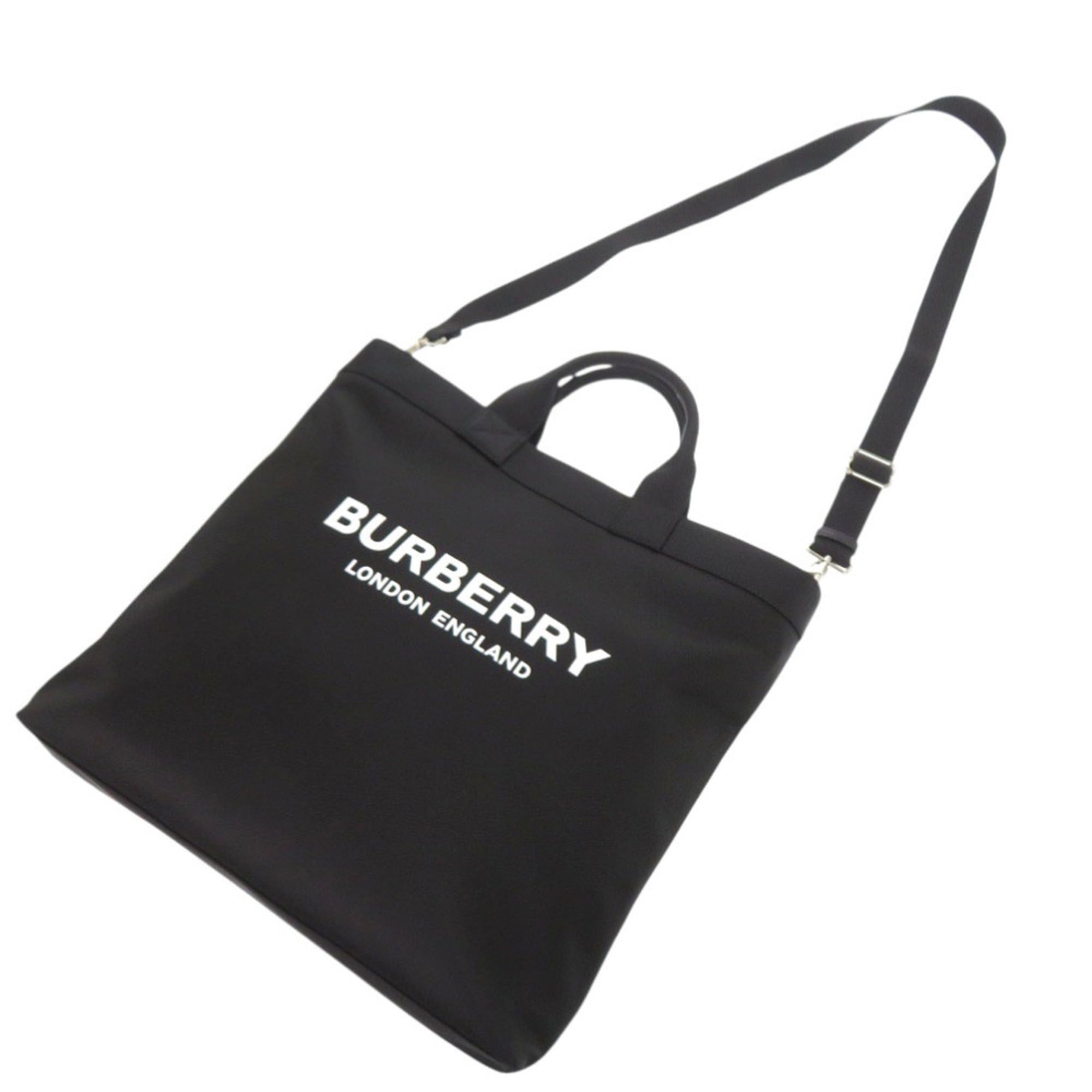 Burberry Black Nylon Tote Bag (Pre-Owned)