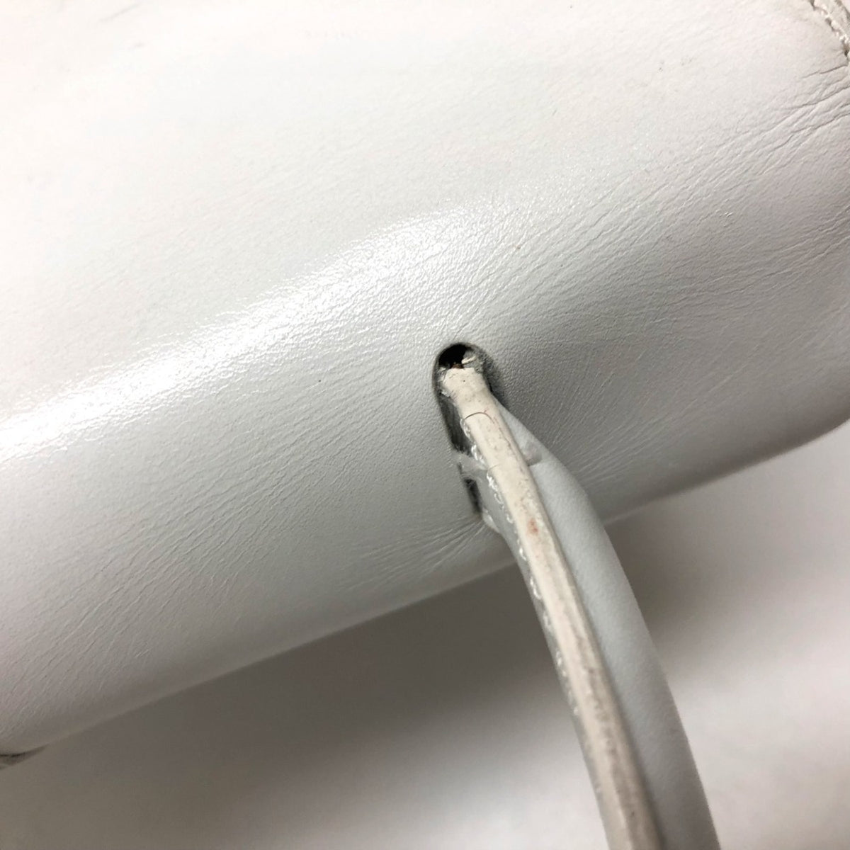 Celine White Leather Handbag (Pre-Owned)