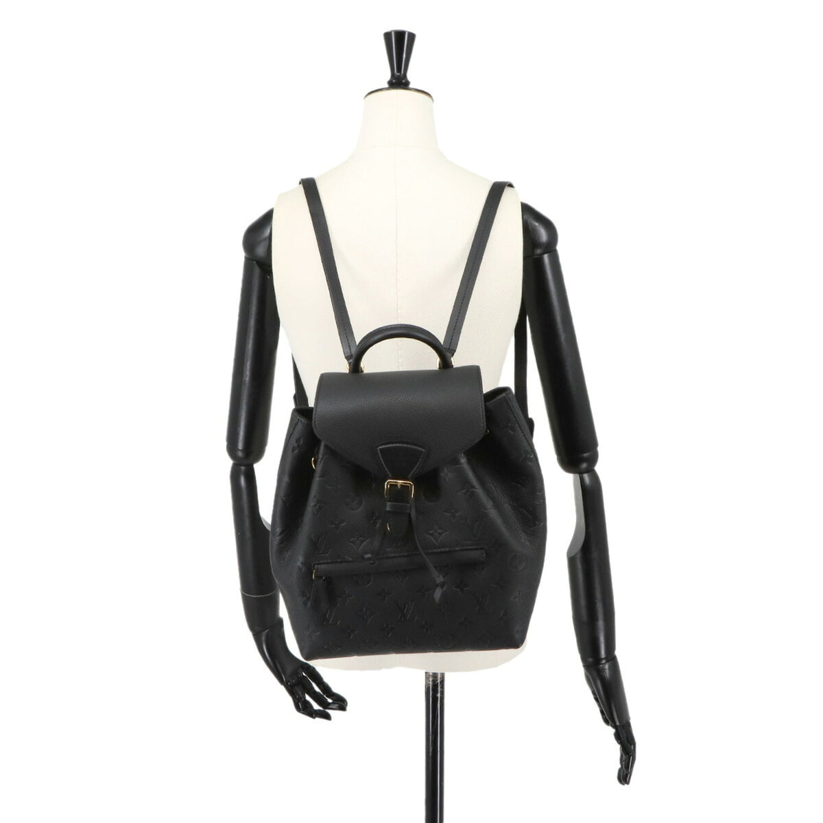 Louis Vuitton Noir Monogram Empreinte Leather Backpack (Pre-Owned)