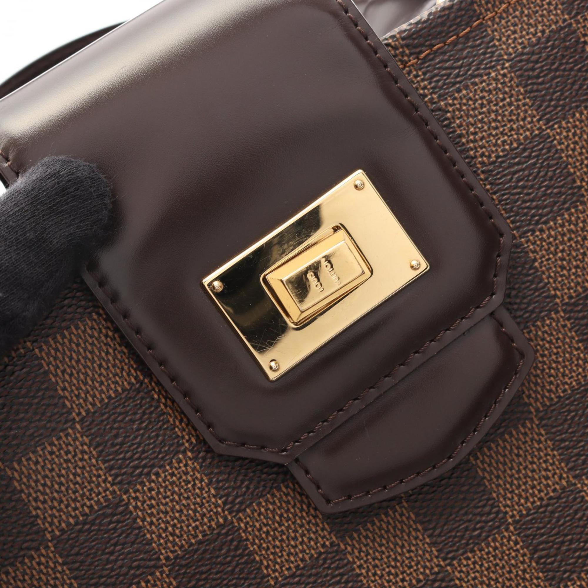 Louis Vuitton Brown Damier Canvas Rose Coated Canvas Handbag (Pre-Owned)