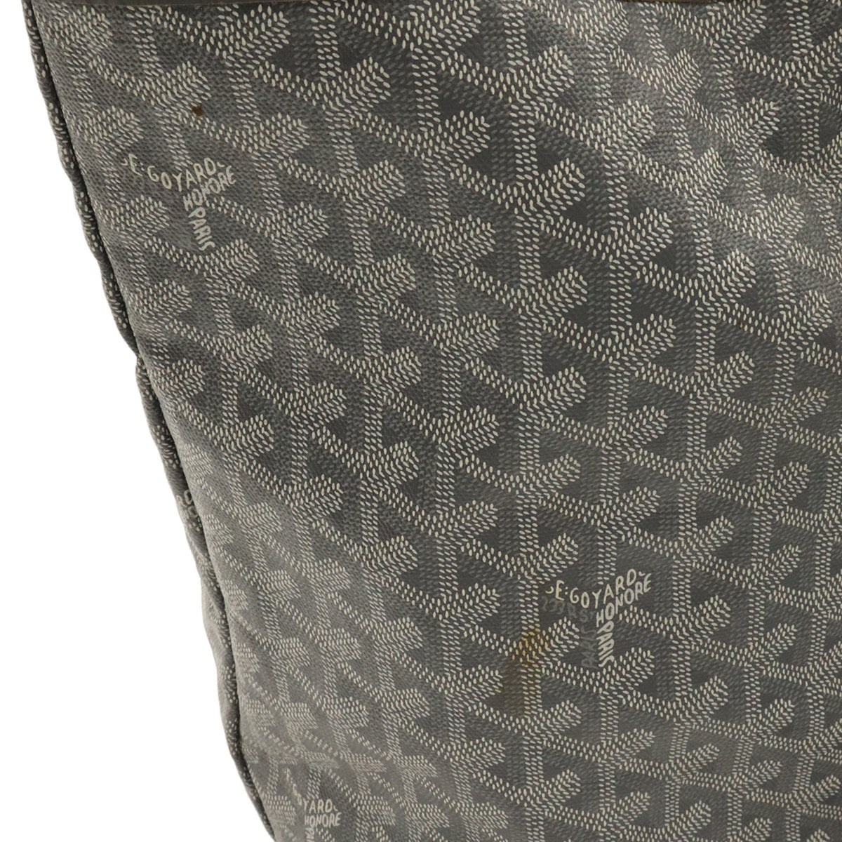 Goyard Gray White Yellow Coated Canvas Pouch Shoulder Bag Tote Bag (Pre-Owned)