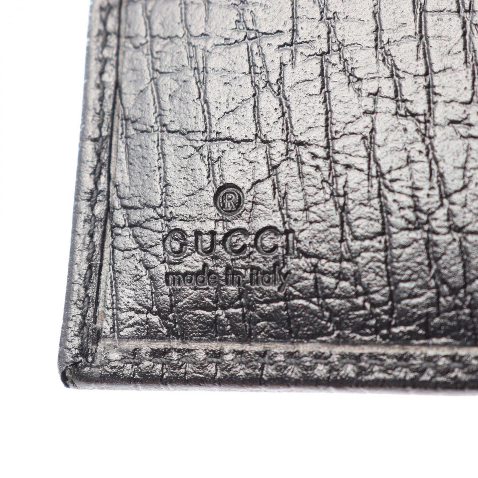 Gucci Black Leather Wallet (Bi-Fold) (Pre-Owned)
