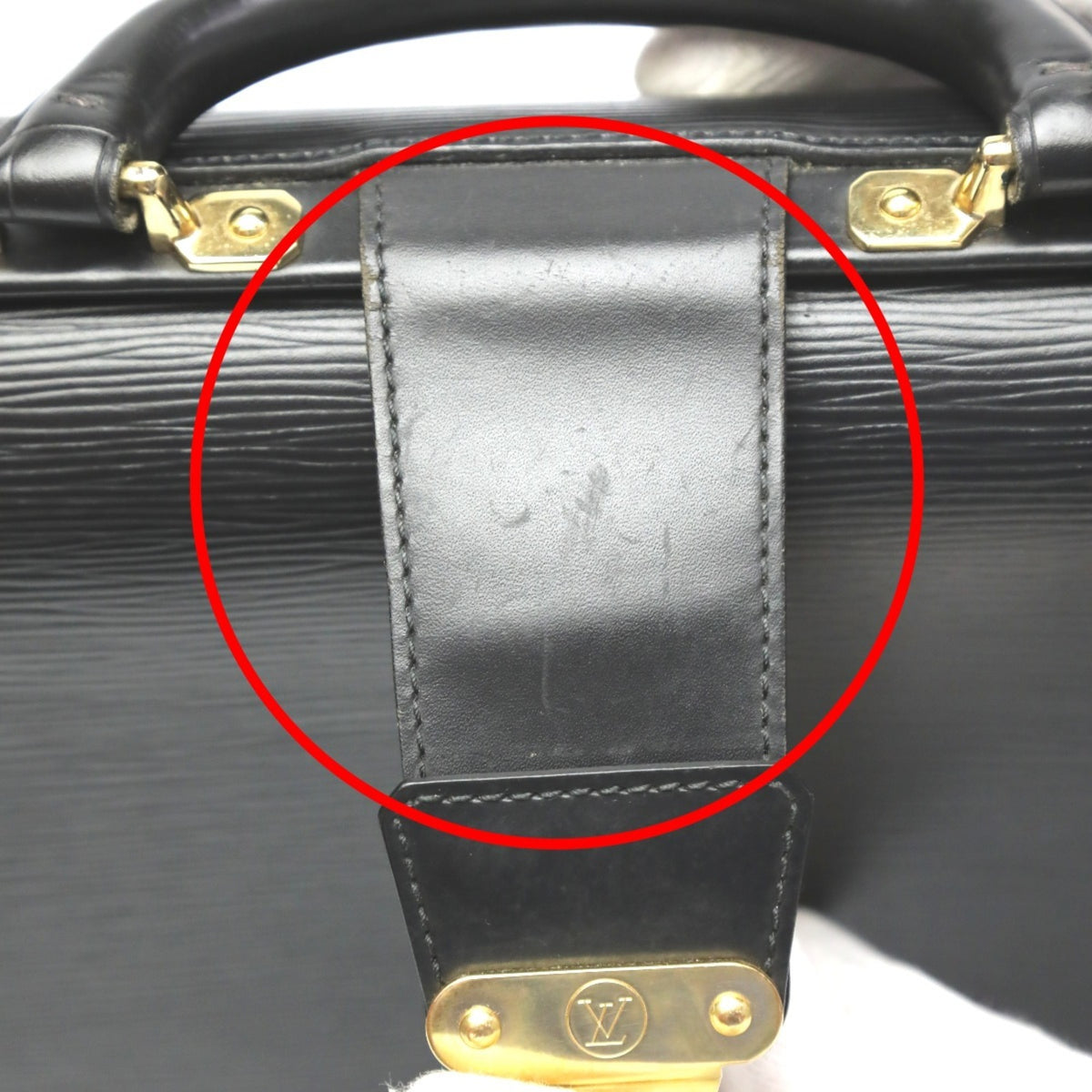 Louis Vuitton Epi Black Epi Leather Briefcase (Pre-Owned)