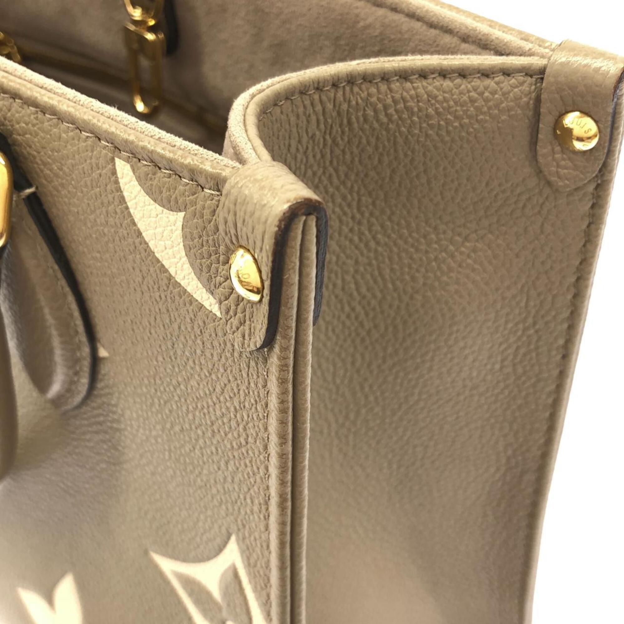 Louis Vuitton Bicolor Monogram Tourterelle Monogram Empreinte Handbag (Pre-Owned)