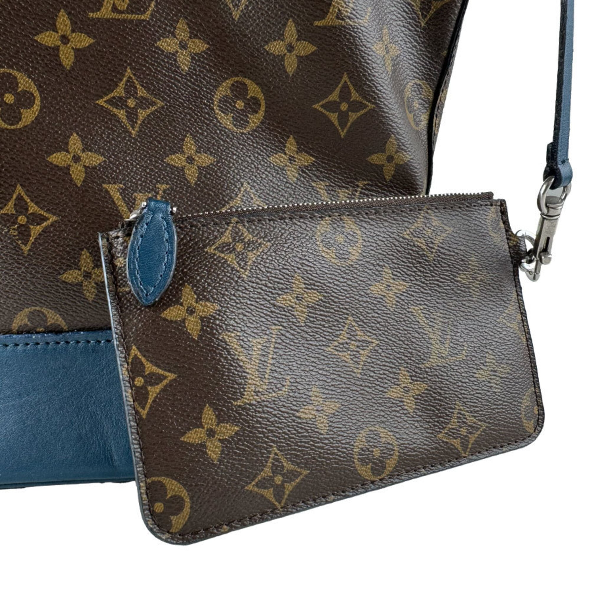 Louis Vuitton Brown Green Monogram Monogram Handbag (Pre-Owned)