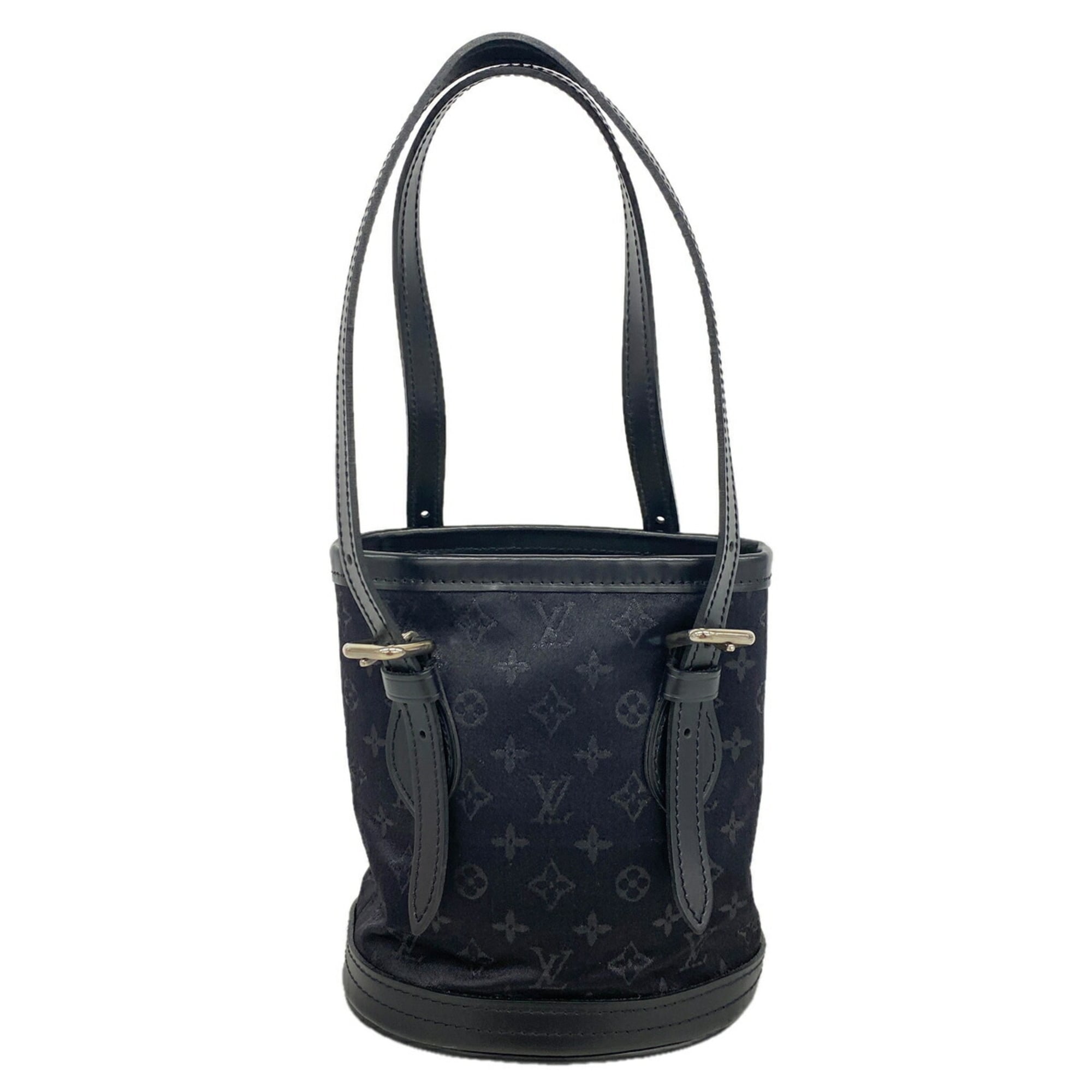 Louis Vuitton Noir Handbag (Pre-Owned)