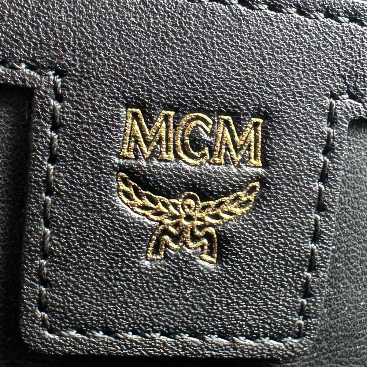 Mcm Red Color Leather Backpack (Pre-Owned)