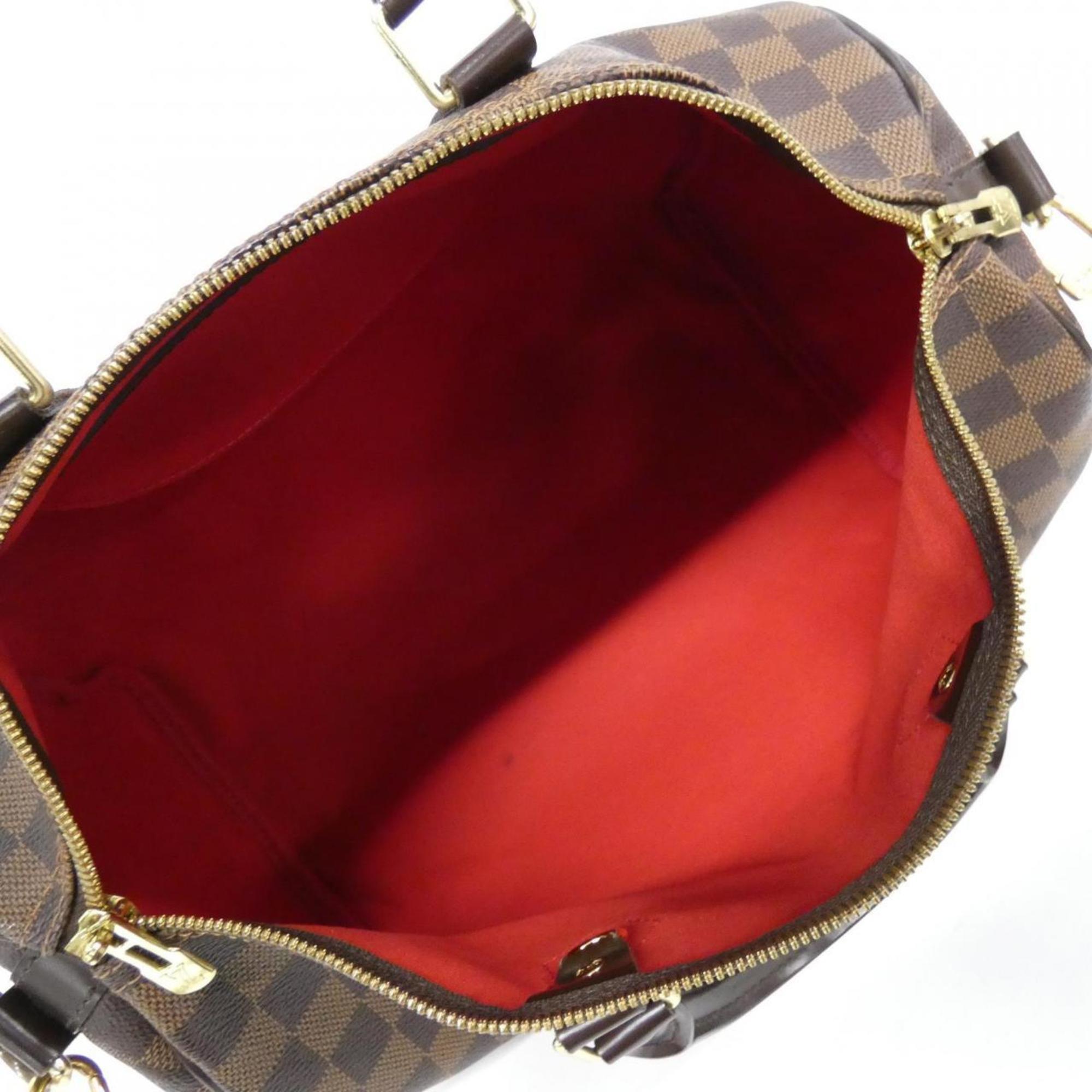 Louis Vuitton Ebene Coated Canvas Boston Bag (Pre-Owned)