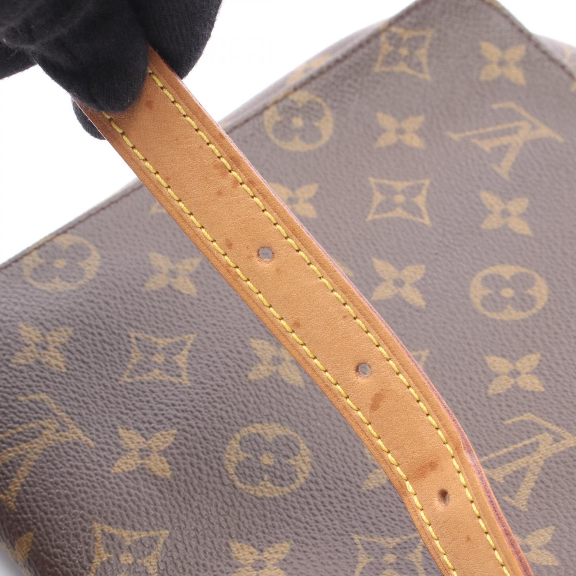 Louis Vuitton Brown Monogram Coated Canvas Handbag Shoulder Bag (Pre-Owned)