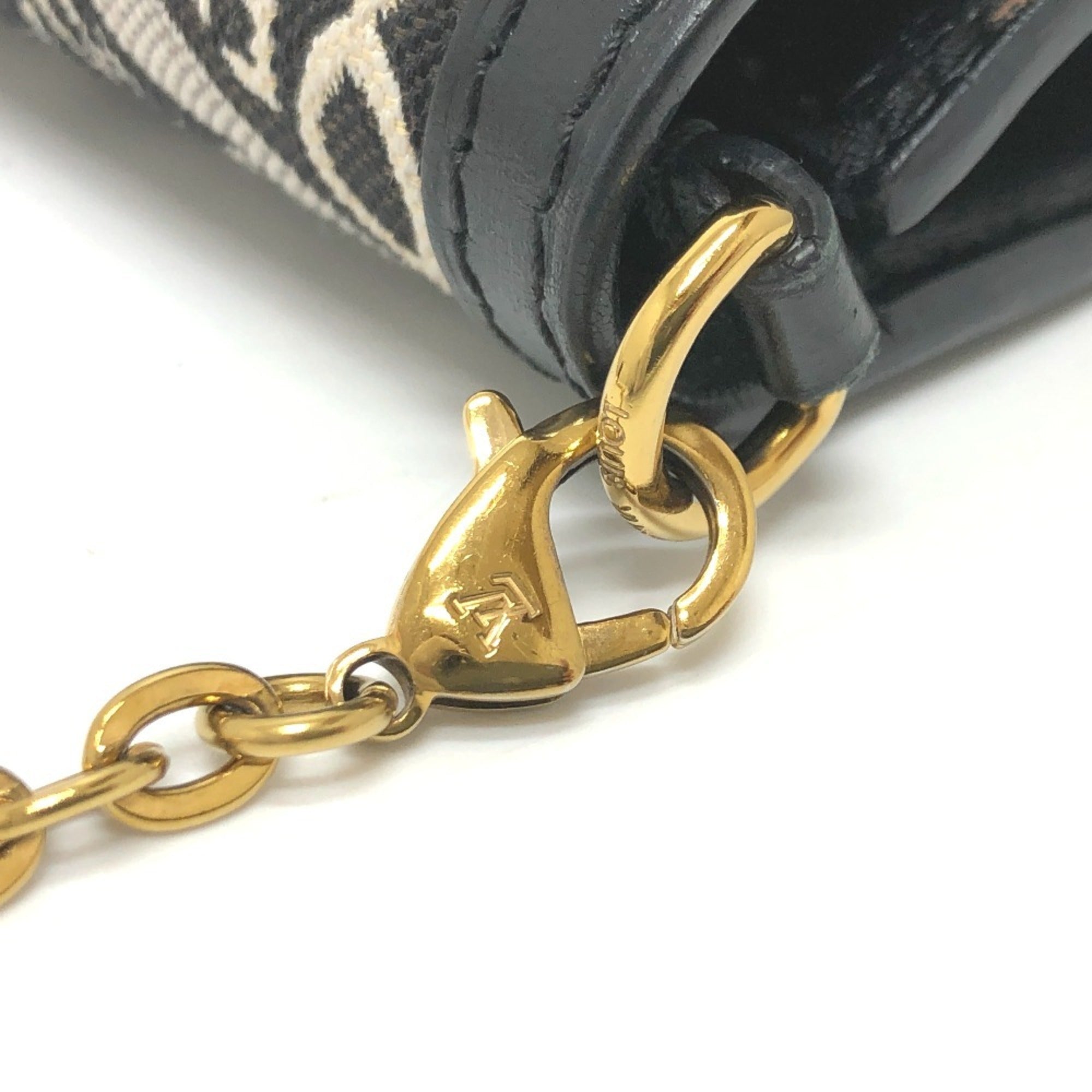 Louis Vuitton Navy Canvas Shoulder Bag (Pre-Owned)