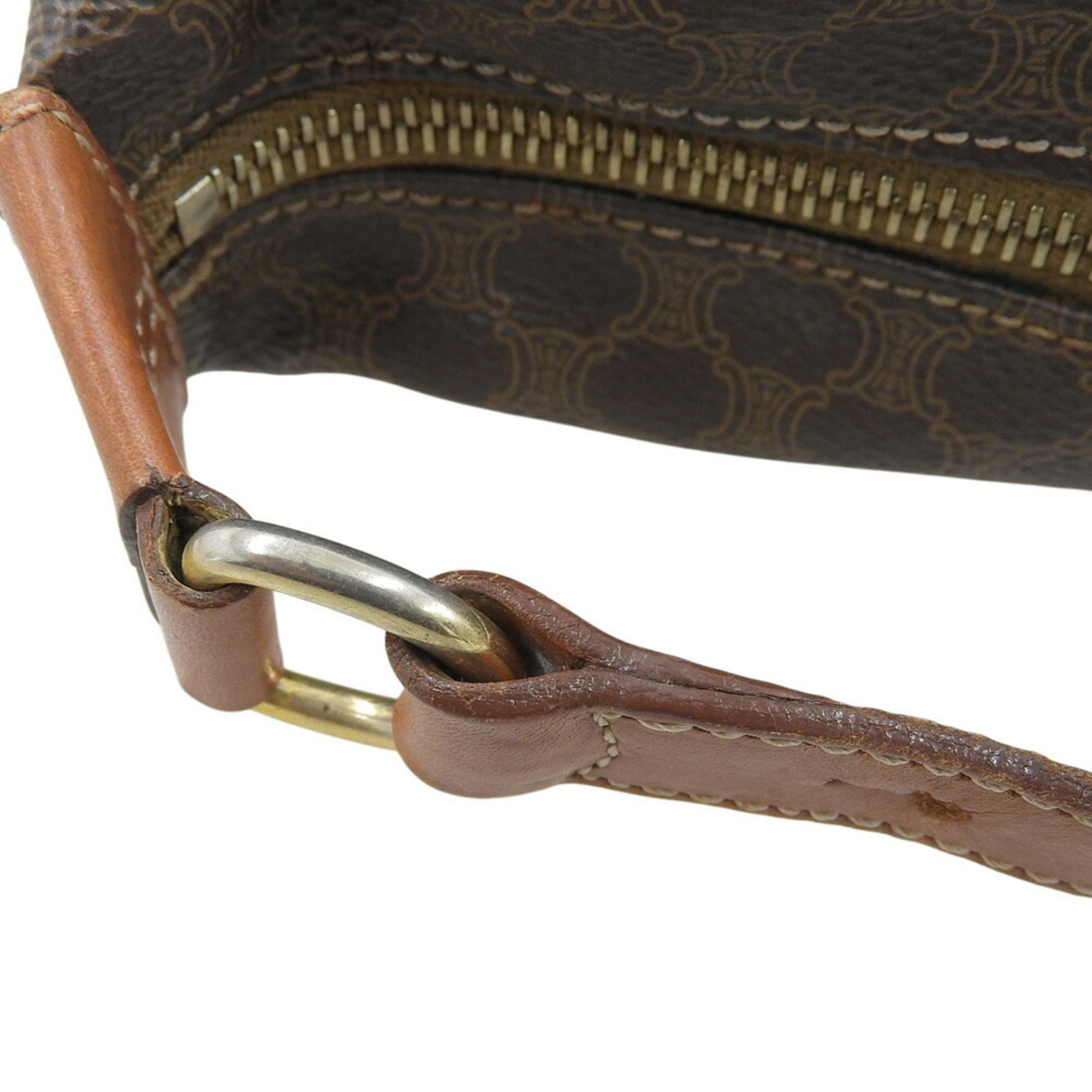 Celine Brown Pvc Pouch Shoulder Bag (Pre-Owned)
