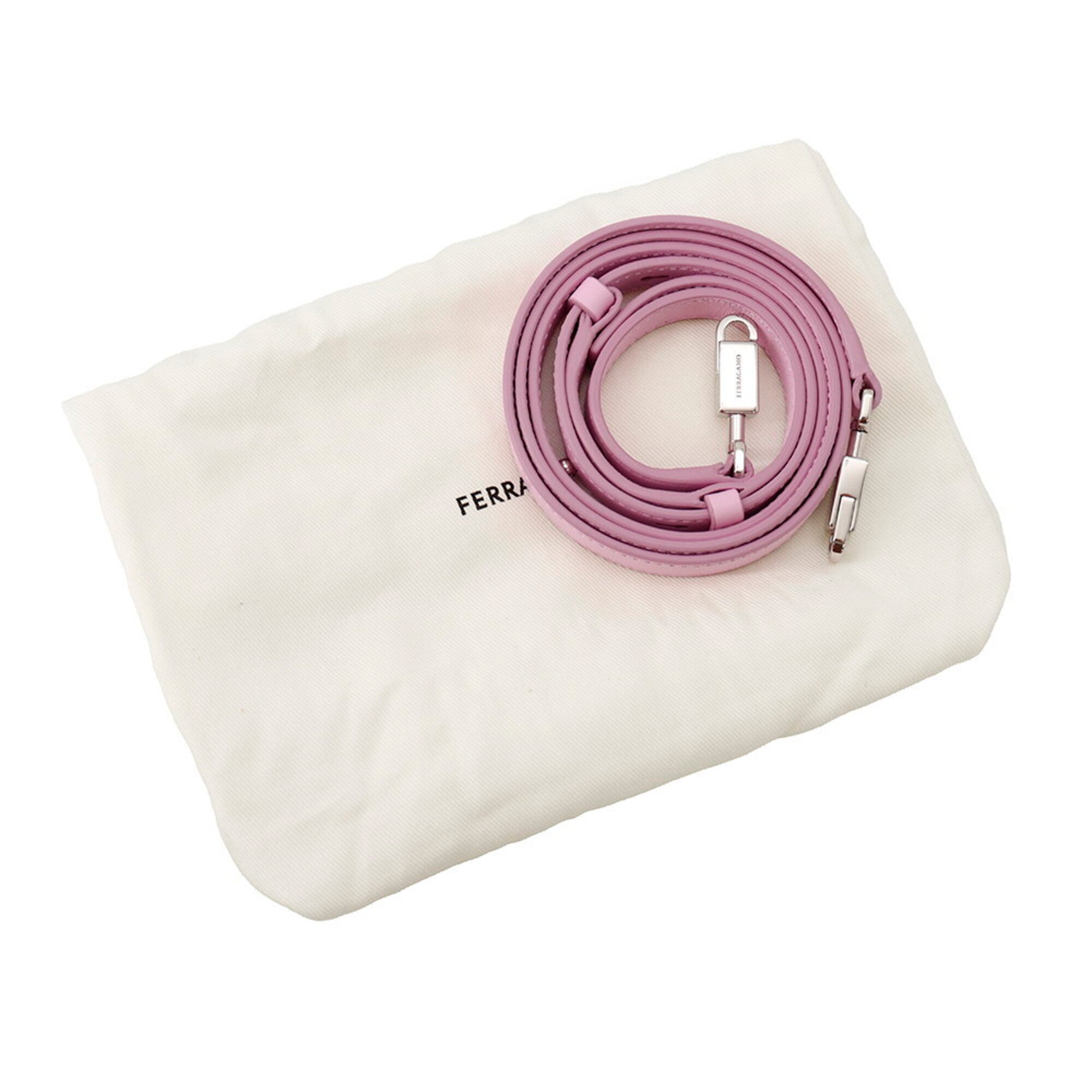 Salvatore Ferragamo Pink Leather Handbag (Pre-Owned)