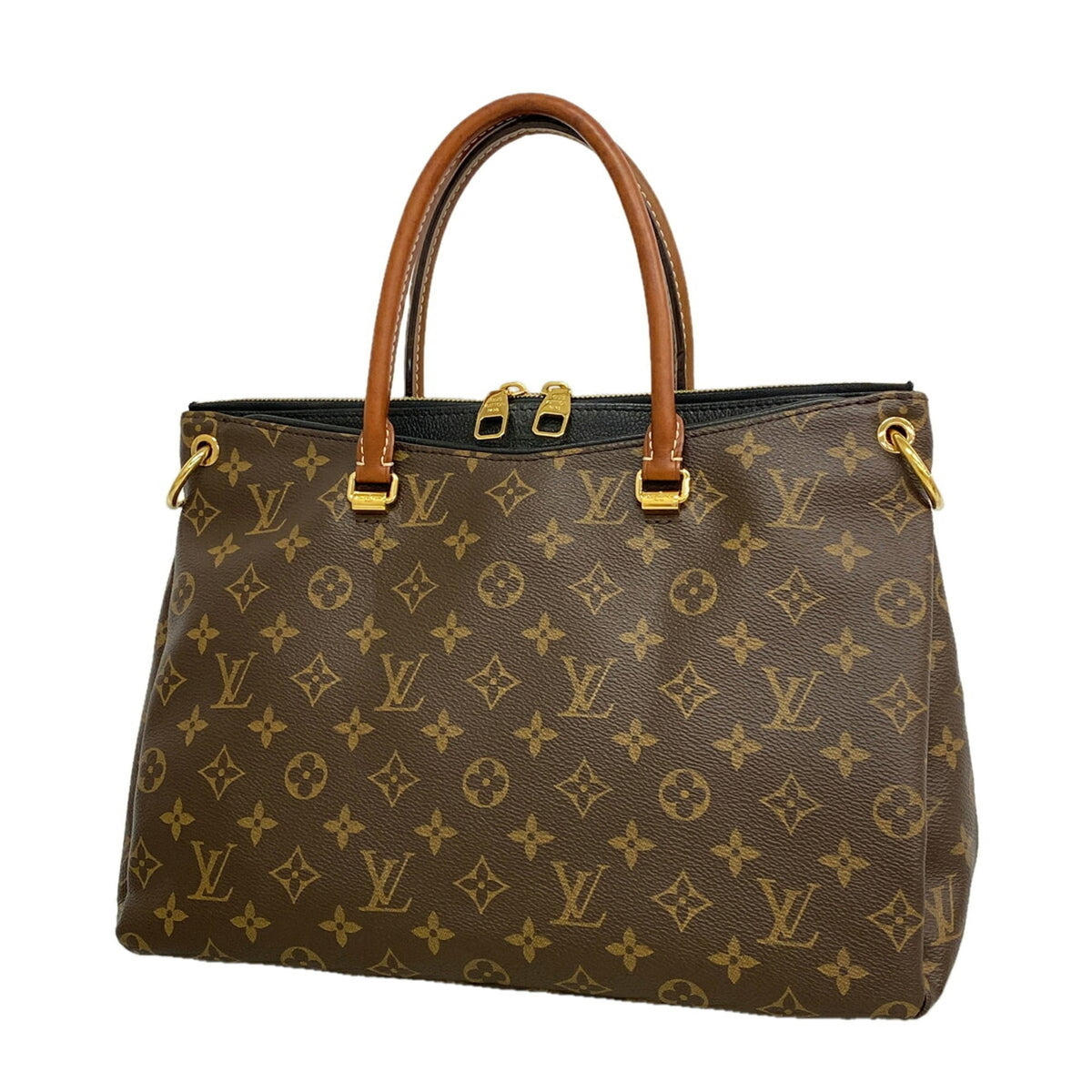 Louis Vuitton Noir Handbag (Pre-Owned)