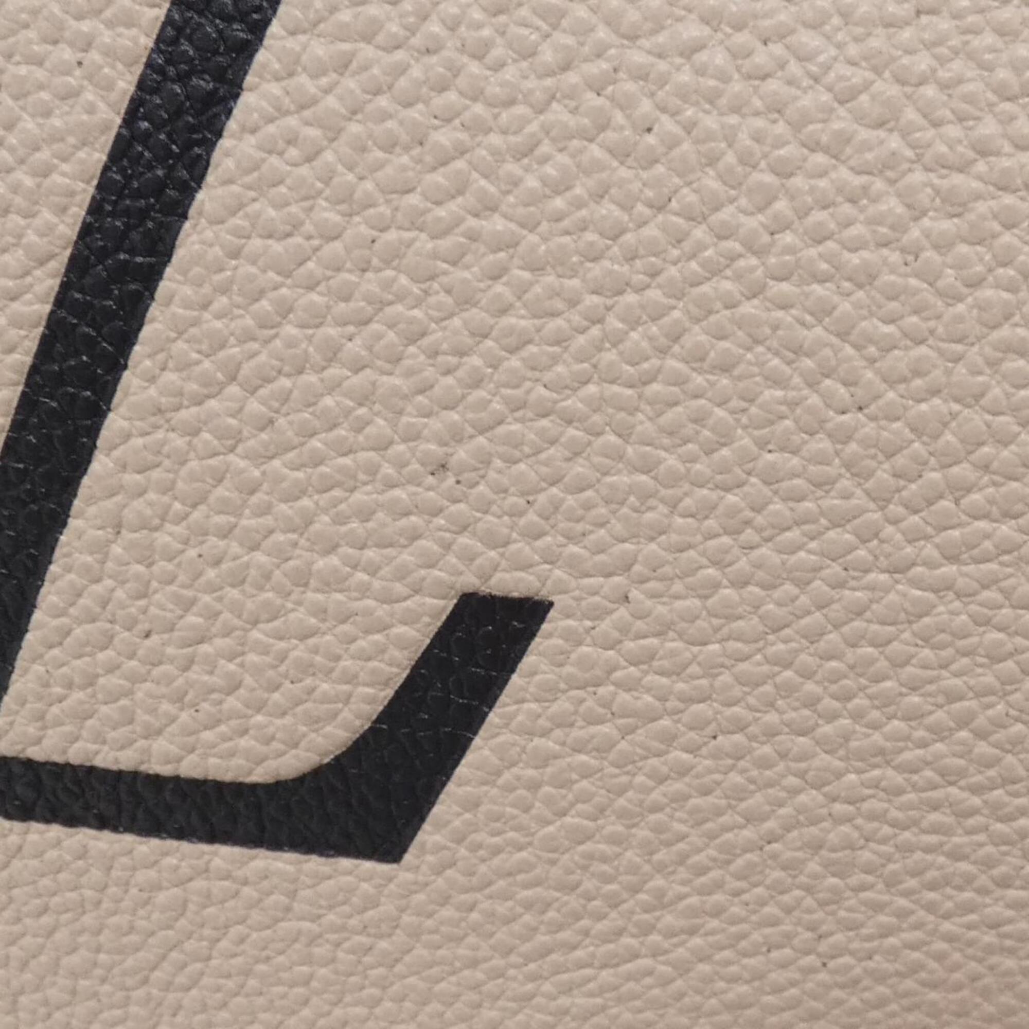 Louis Vuitton Beige Leather Pouch Shoulder Bag (Pre-Owned)