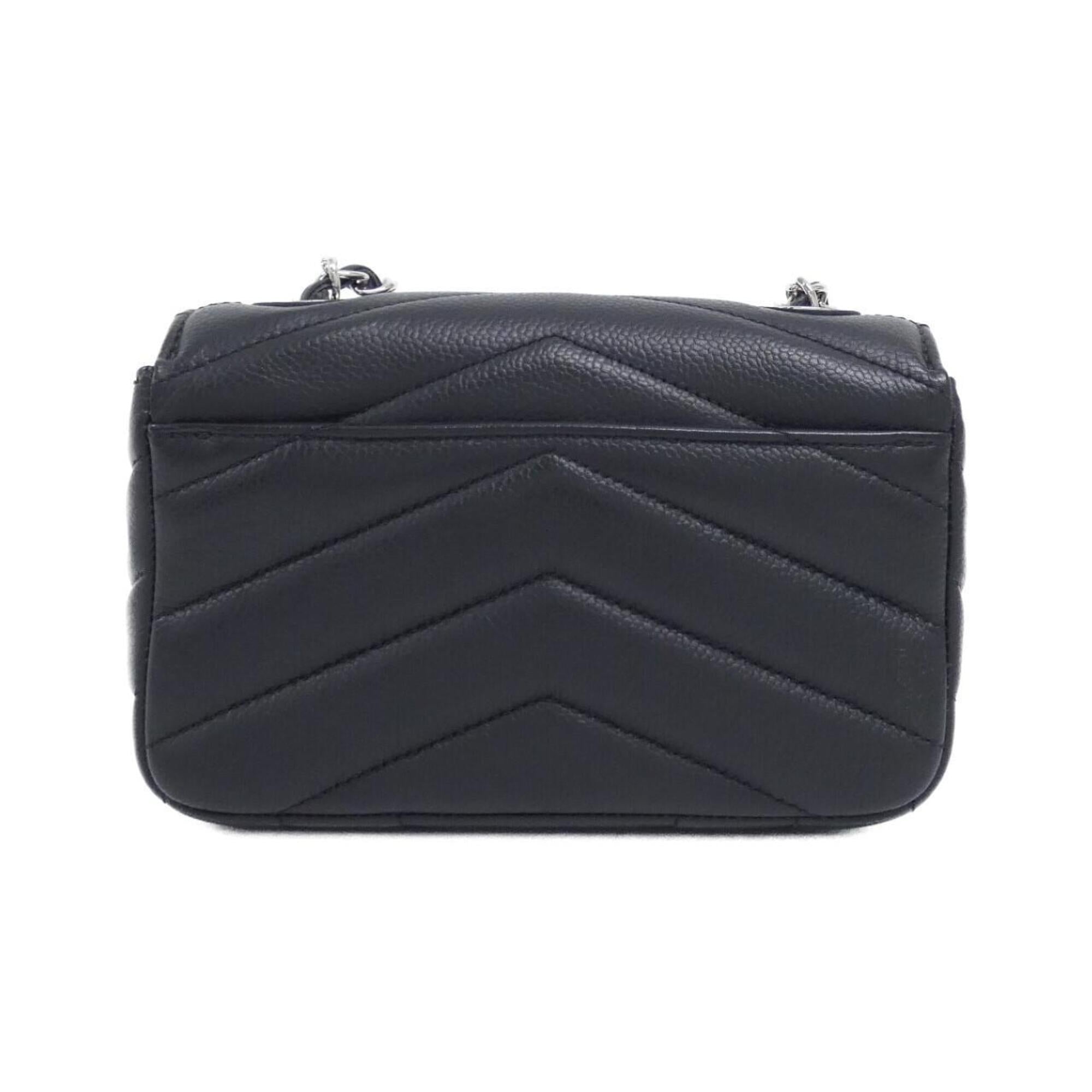 Chanel Black Grained Calfskin Shoulder Bag (Pre-Owned)