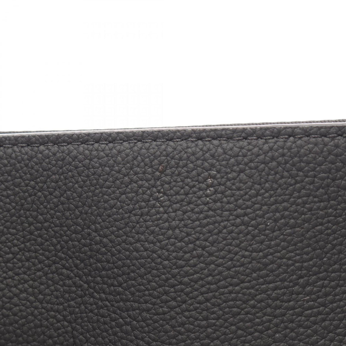 Louis Vuitton Black Leather Handbag Shoulder Bag (Pre-Owned)