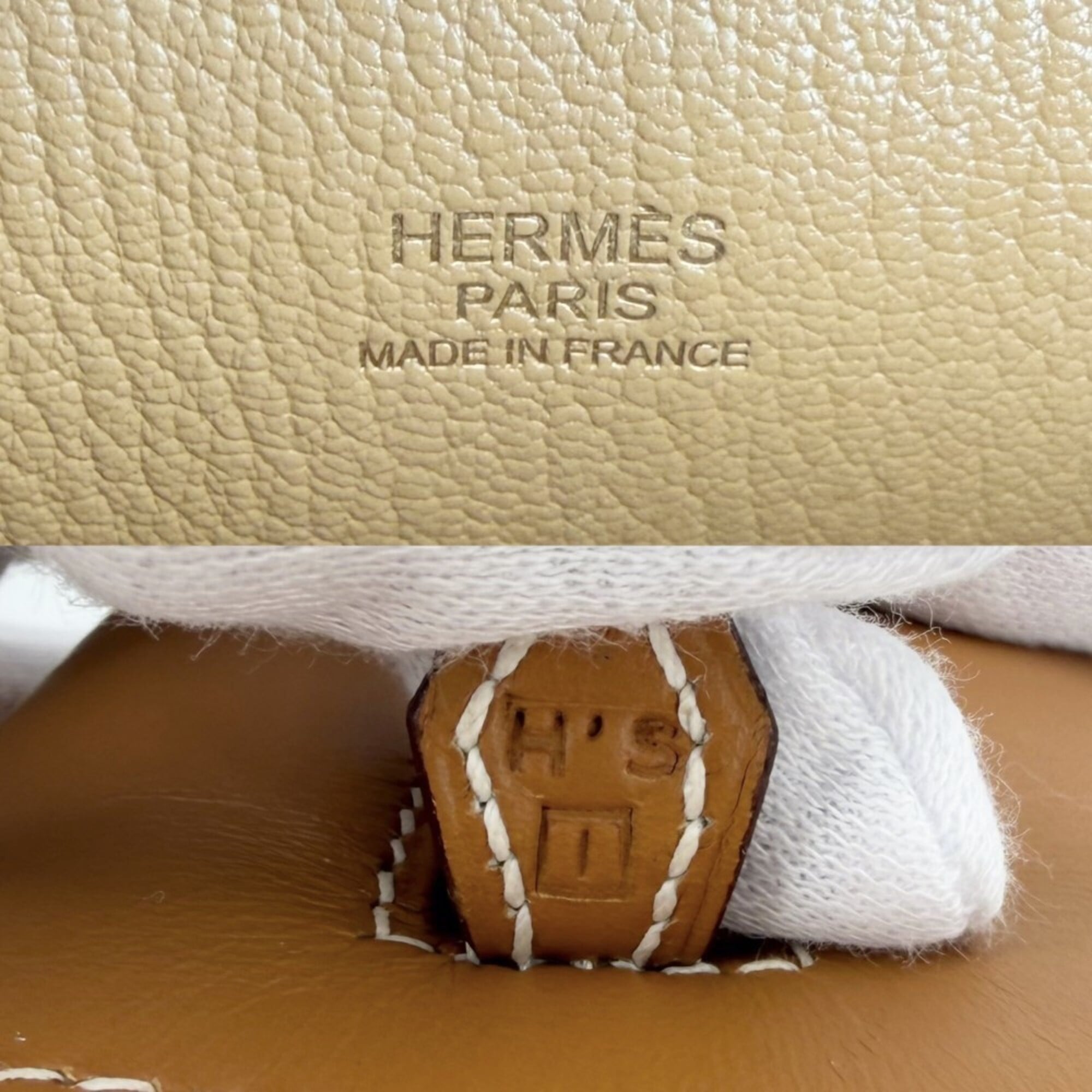 Hermes Brown Leather Handbag (Pre-Owned)