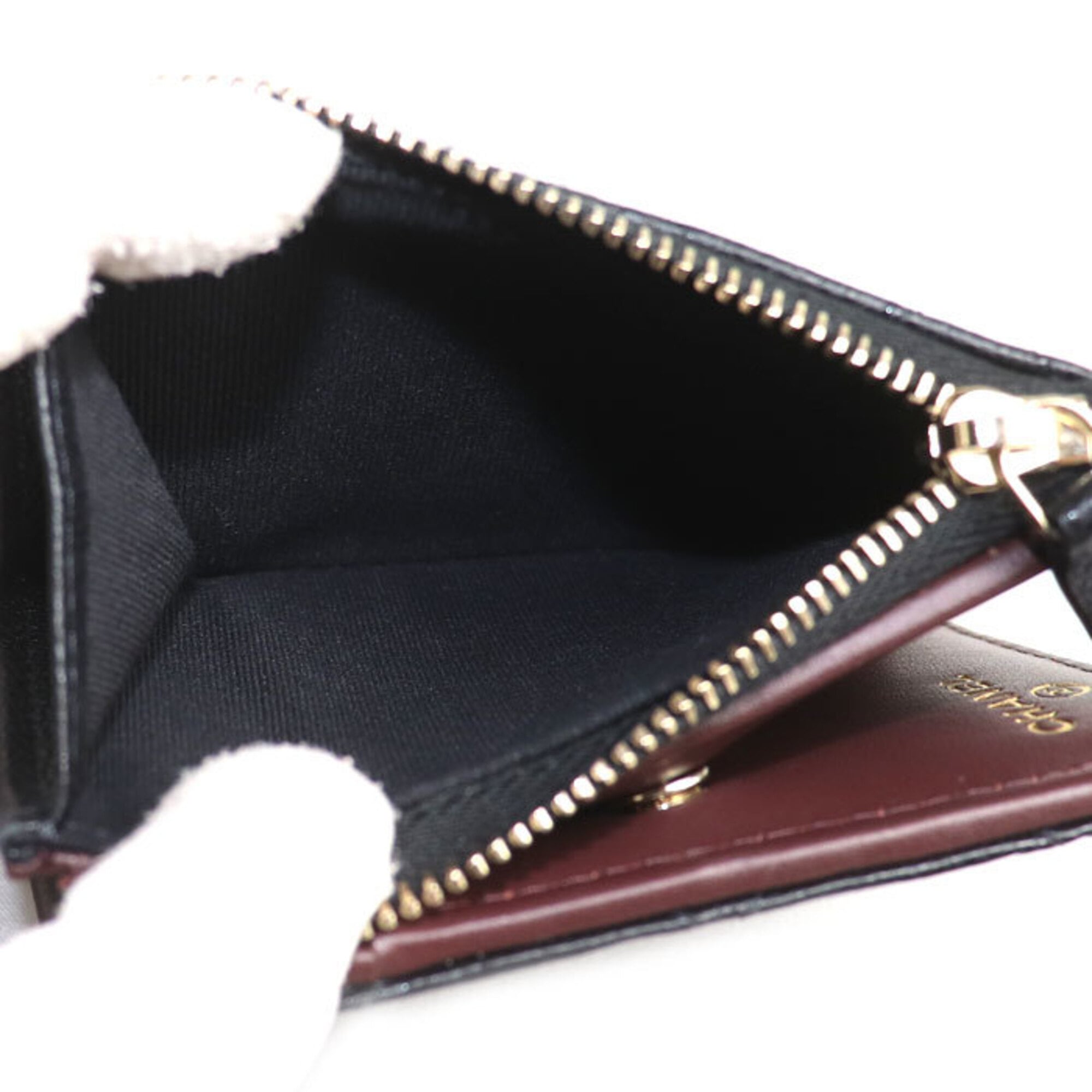 Chanel Black Leather Wallet (Bi-Fold) (Pre-Owned)