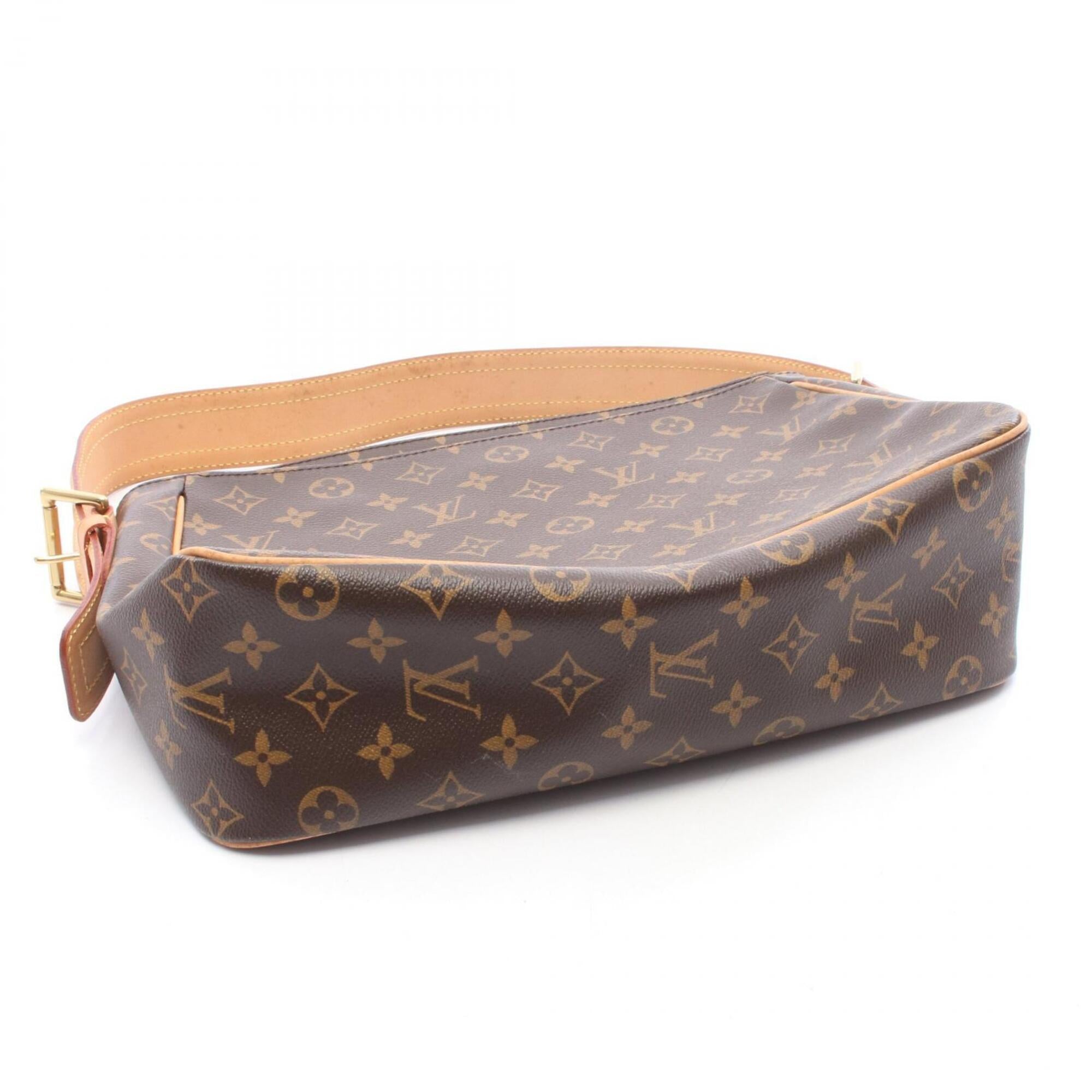 Louis Vuitton Brown Monogram Coated Canvas Handbag Shoulder Bag (Pre-Owned)