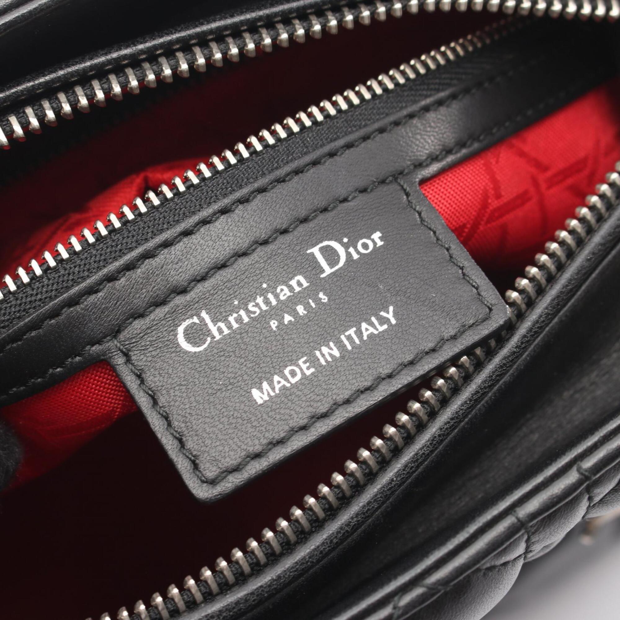 Christian Dior Black Leather Handbag (Pre-Owned)