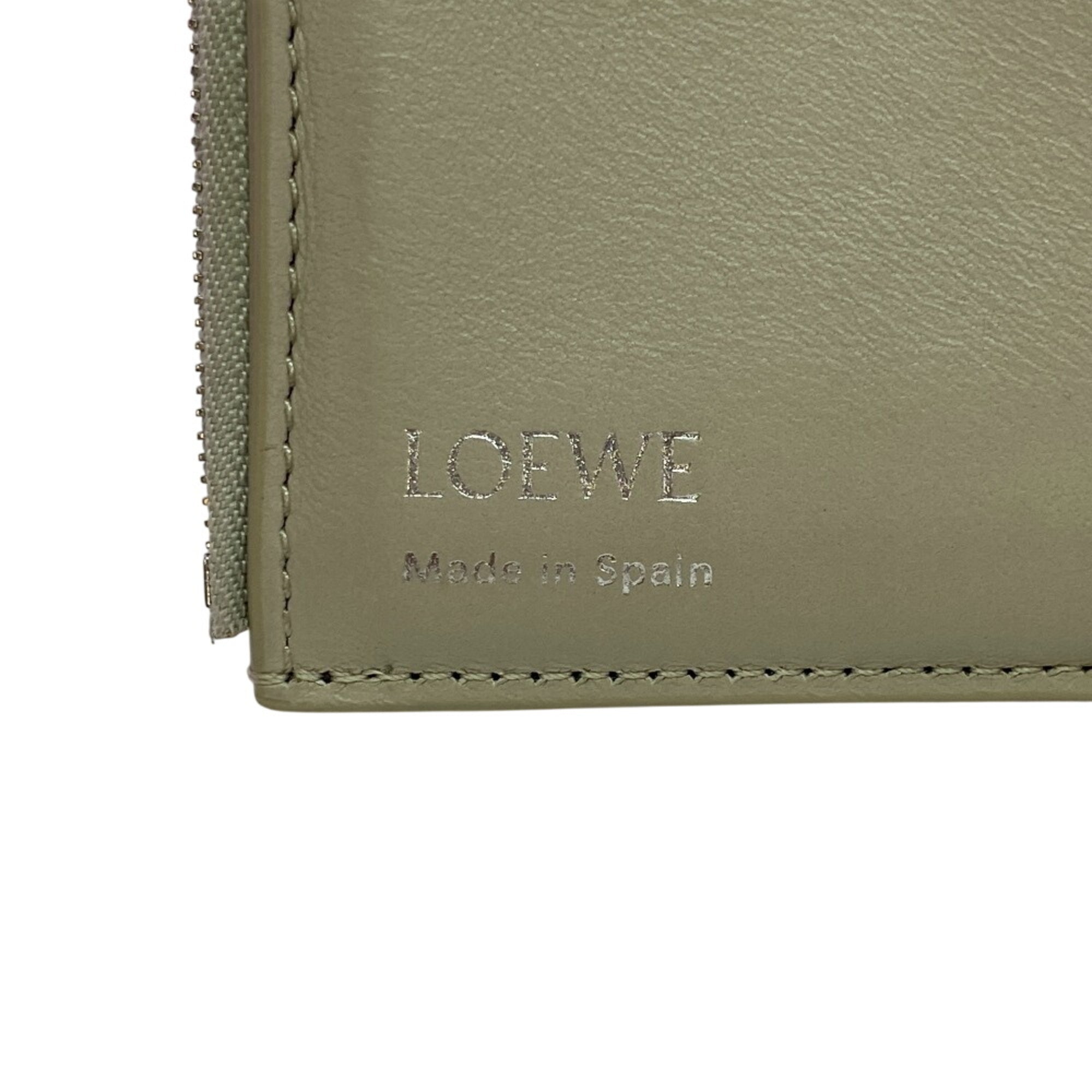 Loewe Beige Leather Wallet (Tri-Fold) (Pre-Owned)