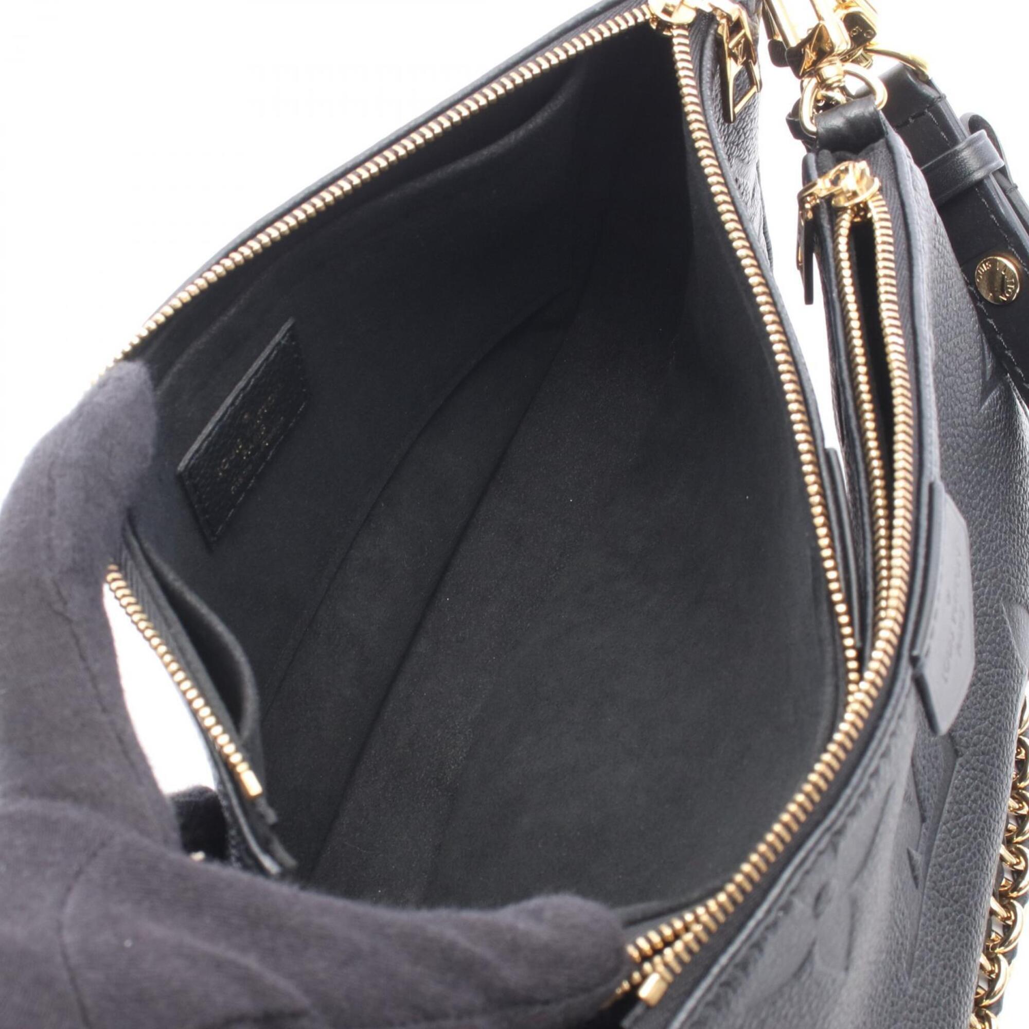 Louis Vuitton Black Noir Monogram Empreinte Handbag Pochette Shoulder Bag (Pre-Owned)