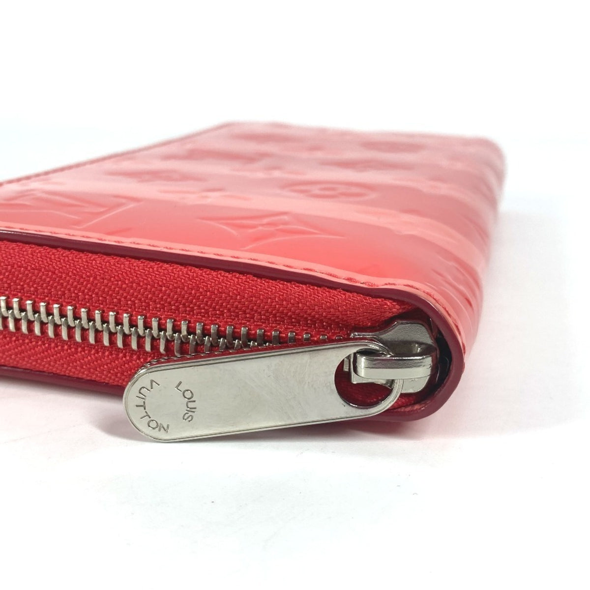 Louis Vuitton Pink Poppy Petal Monogram Vernis Rayures Long Wallet (Bi-Fold) (Pre-Owned)