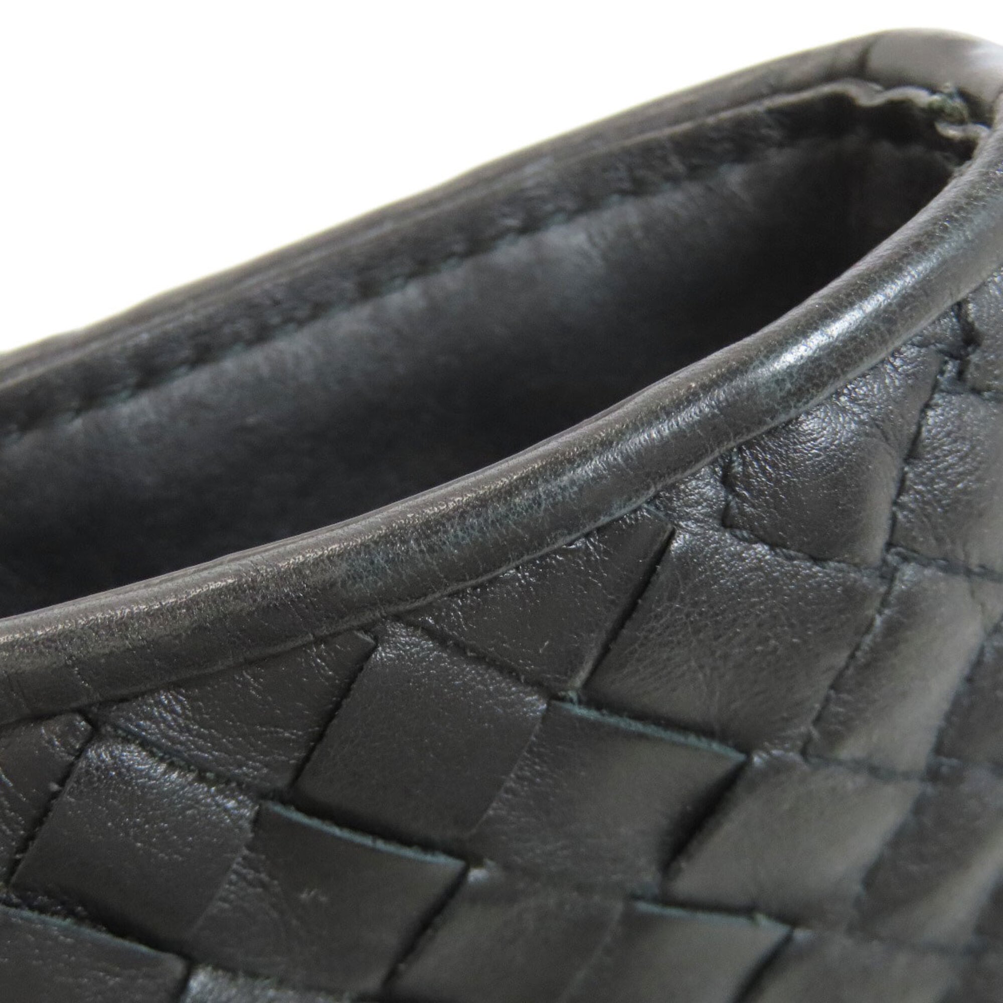 Bottega Veneta Black Leather Shoulder Bag (Pre-Owned)