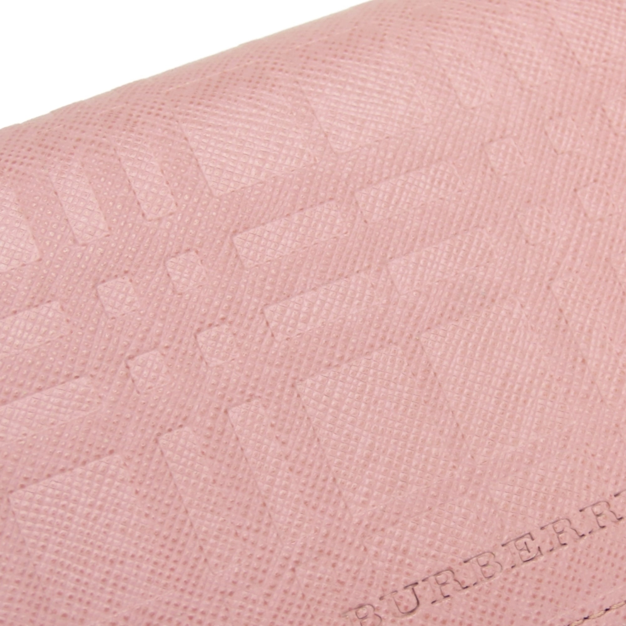 Burberry Pink Leather Coin Purse/Coin Case (Pre-Owned)
