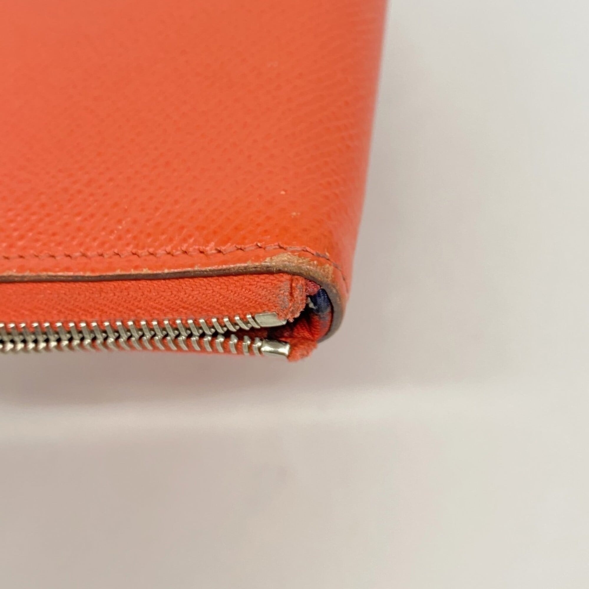 Hermes Rose Jaipur Epsom Leather Long Wallet (Bi-Fold) (Pre-Owned)