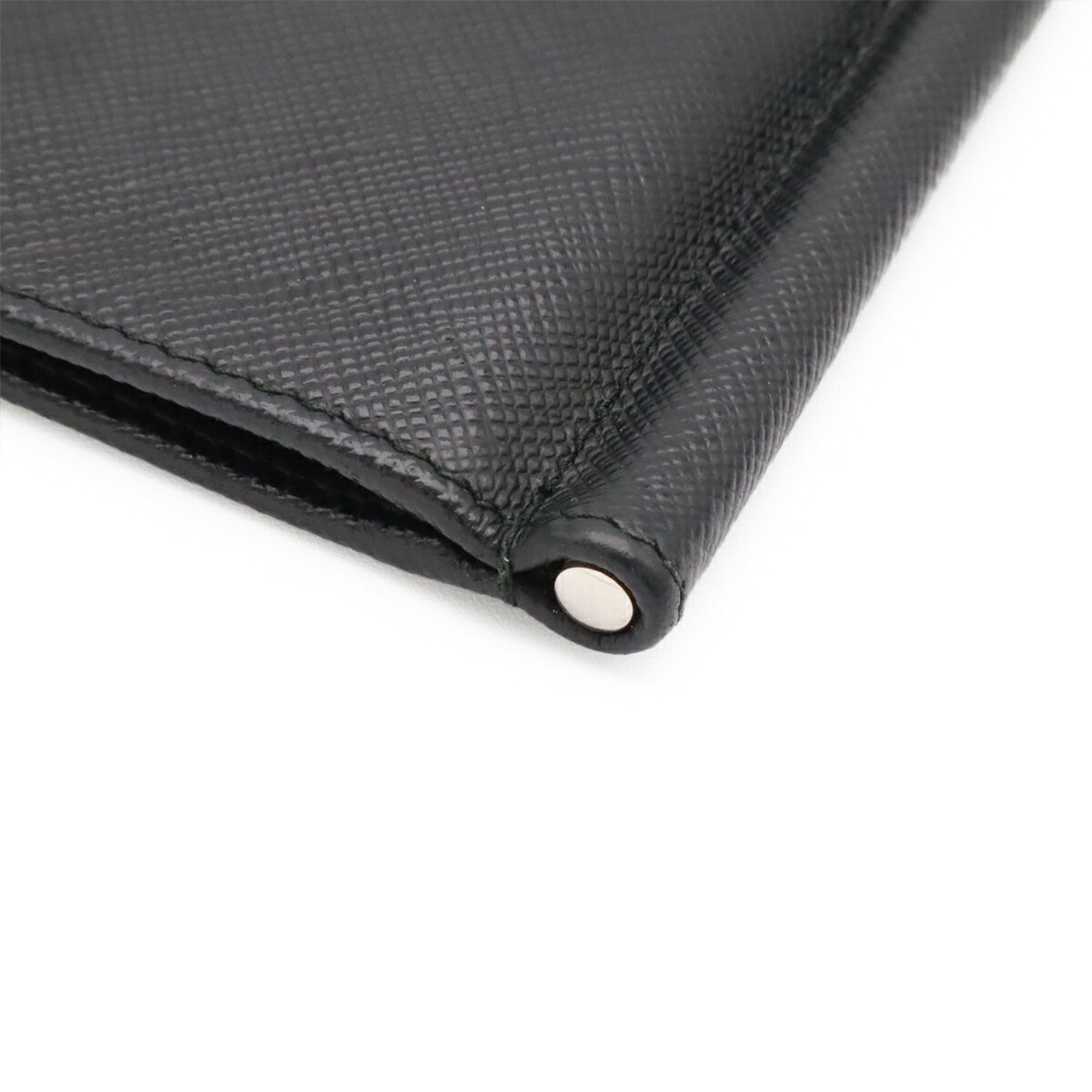 Prada Black Nero Leather Wallet (Bi-Fold) (Pre-Owned)