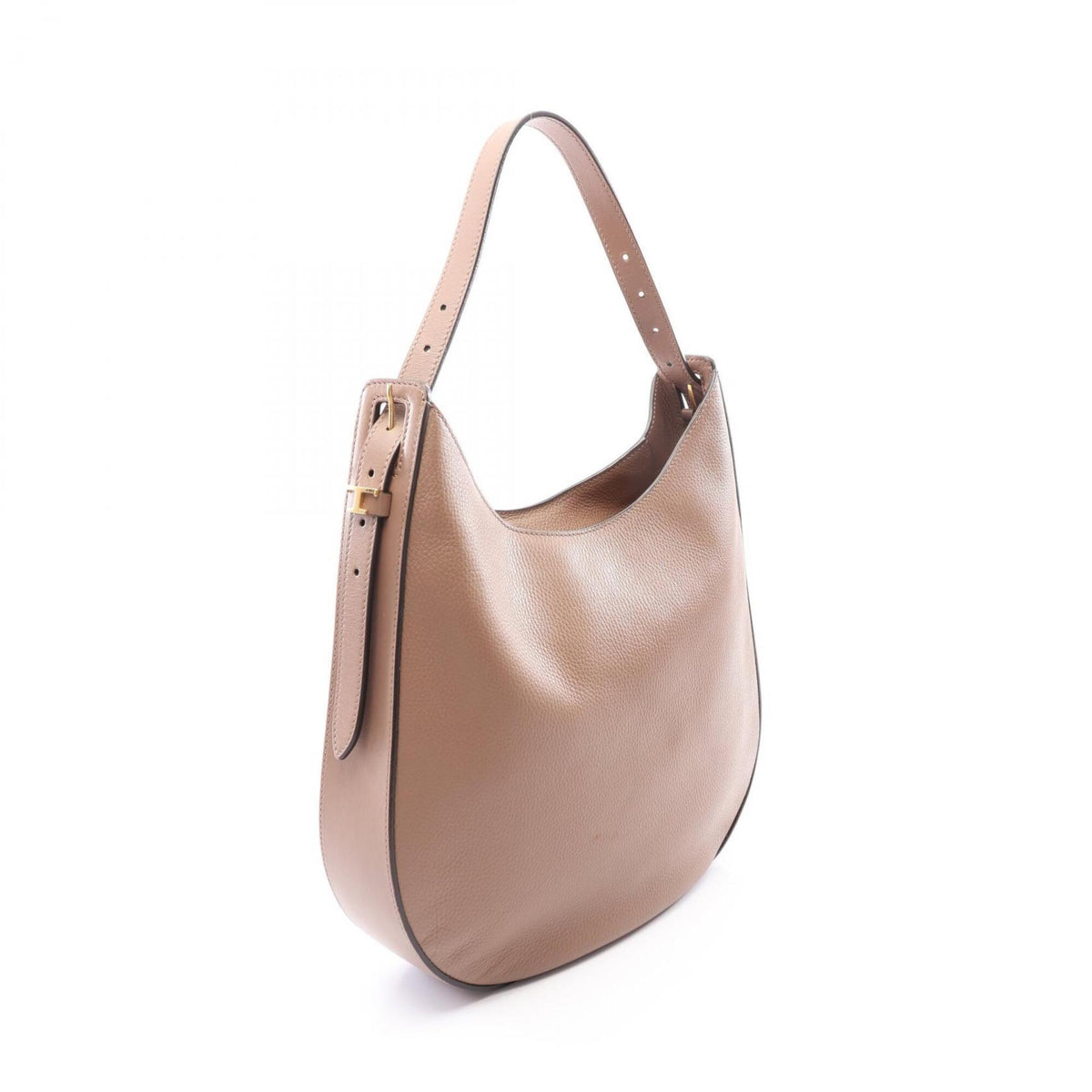 Tod's Gray Leather Handbag Shoulder Bag (Pre-Owned)